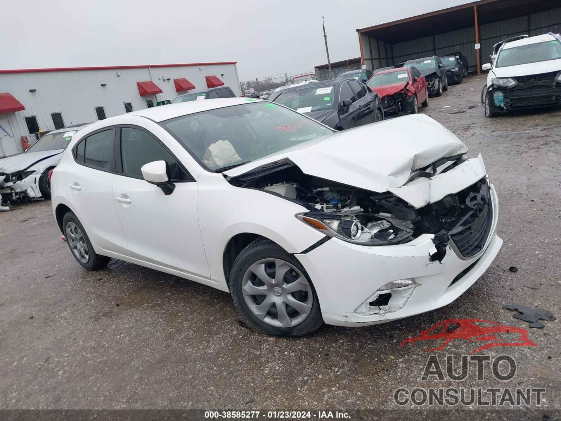 MAZDA 3 2016 - JM1BM1J71G1327641