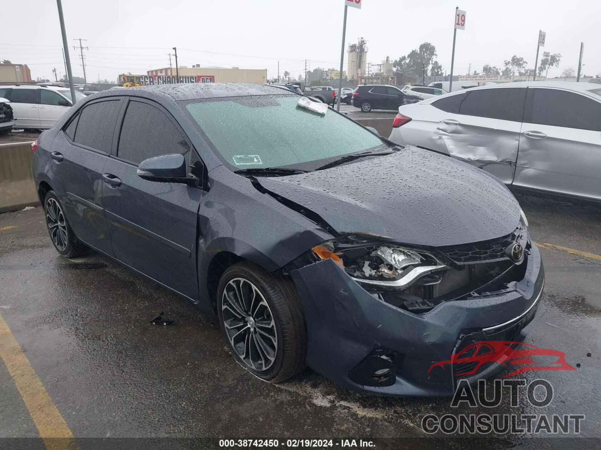 TOYOTA COROLLA 2016 - 5YFBURHE1GP459409