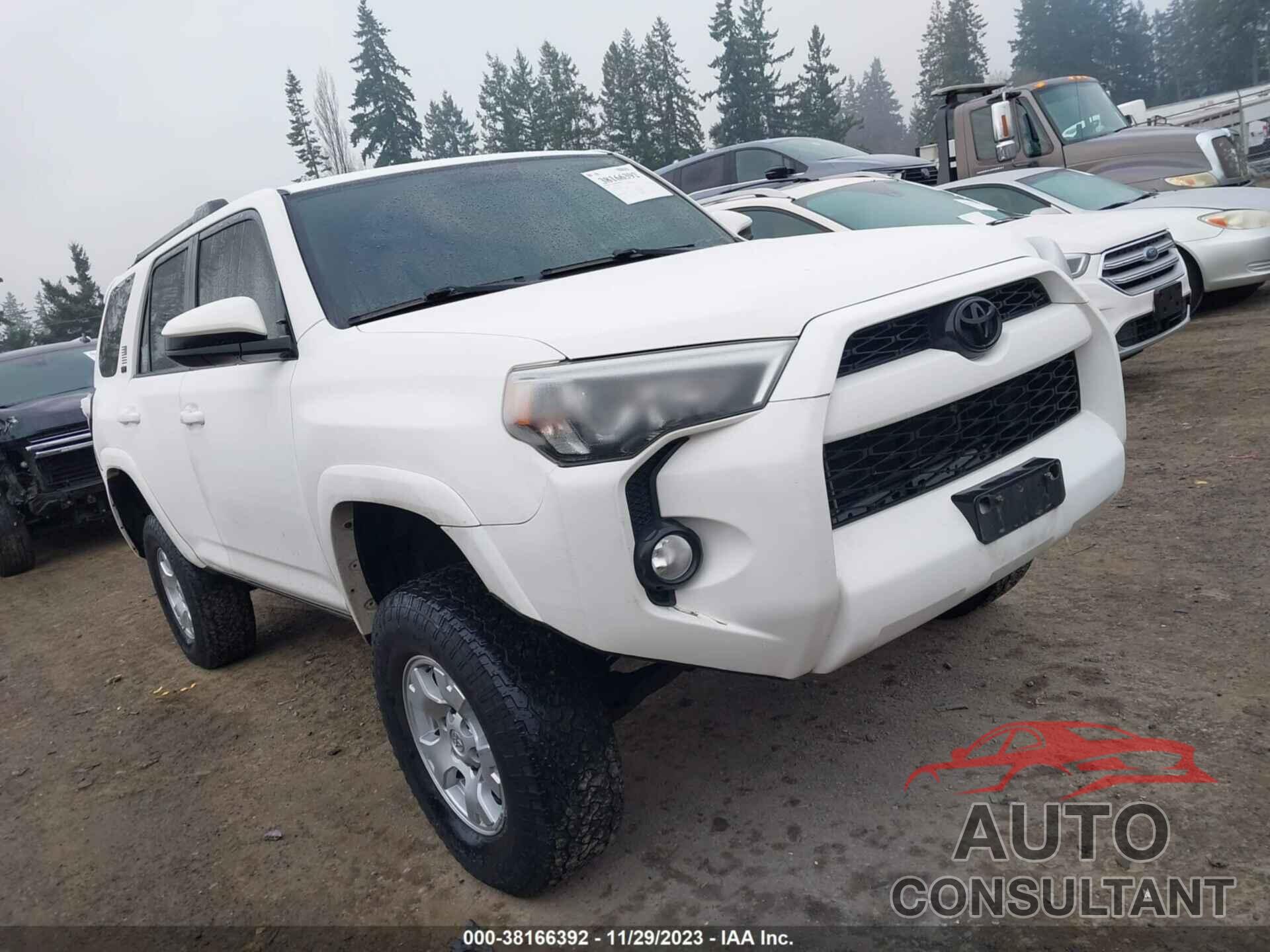 TOYOTA 4RUNNER 2016 - JTEBU5JR7G5307911