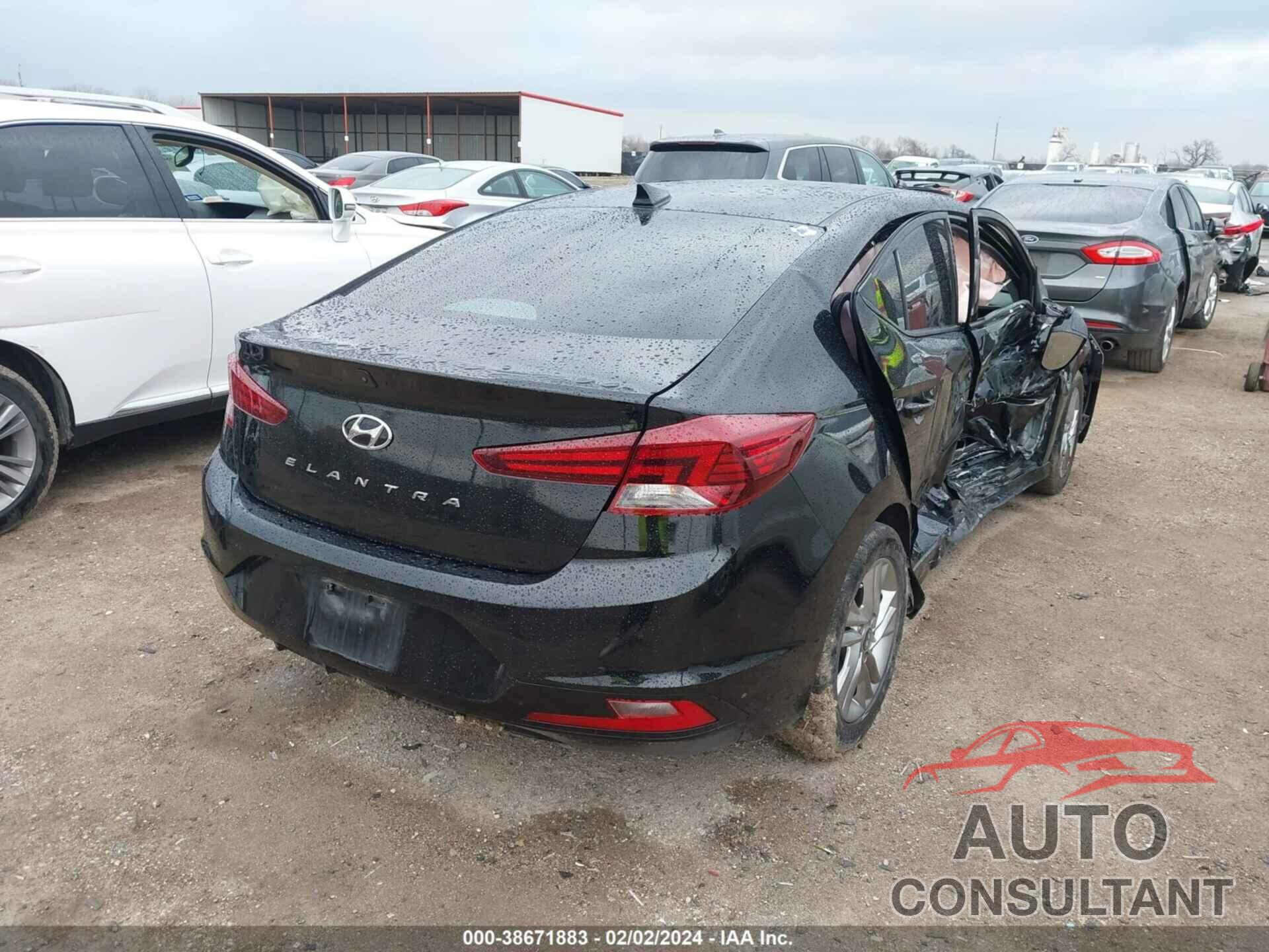 HYUNDAI ELANTRA 2019 - 5NPD84LF6KH406338