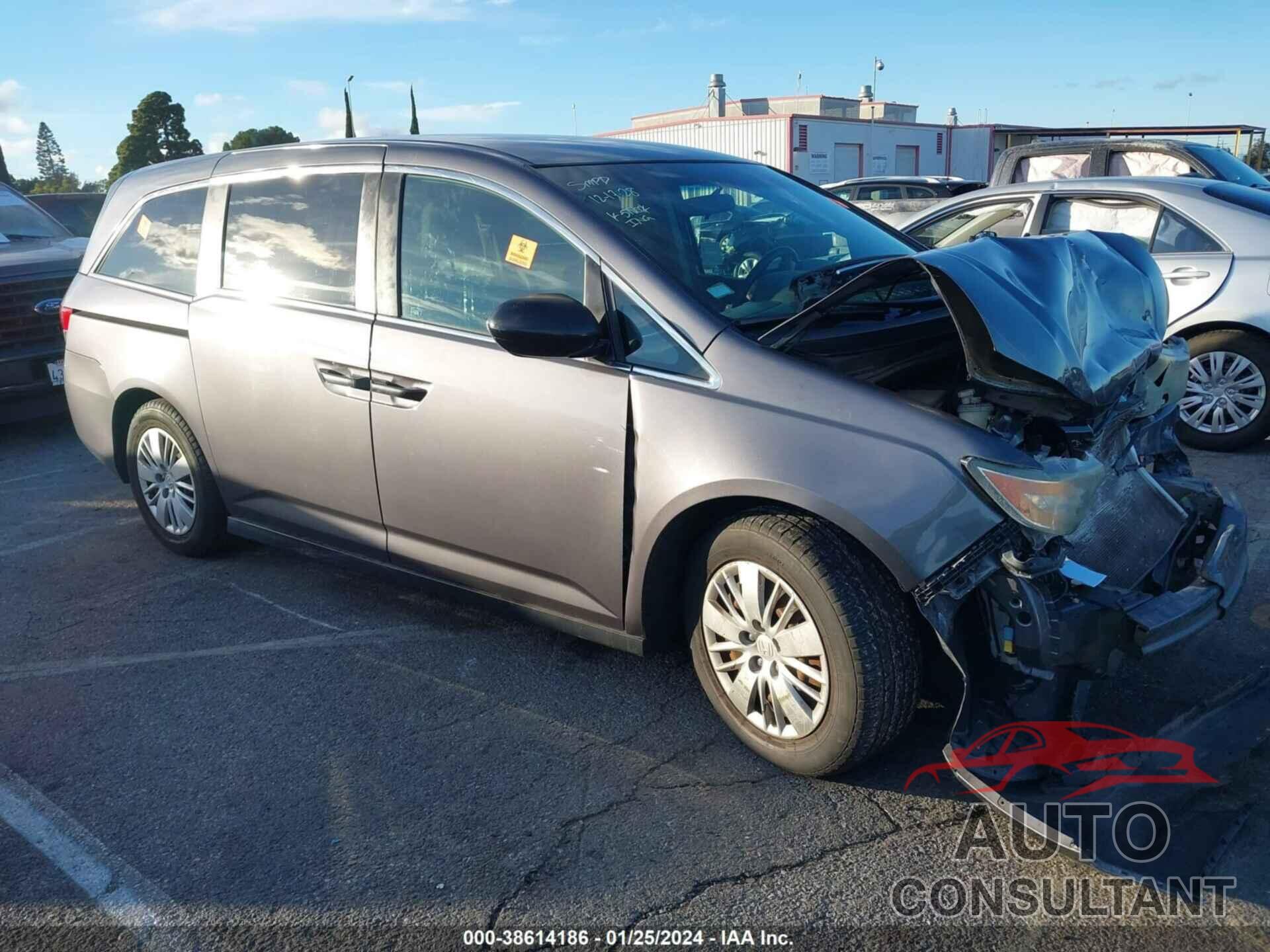 HONDA ODYSSEY 2016 - 5FNRL5H25GB017194