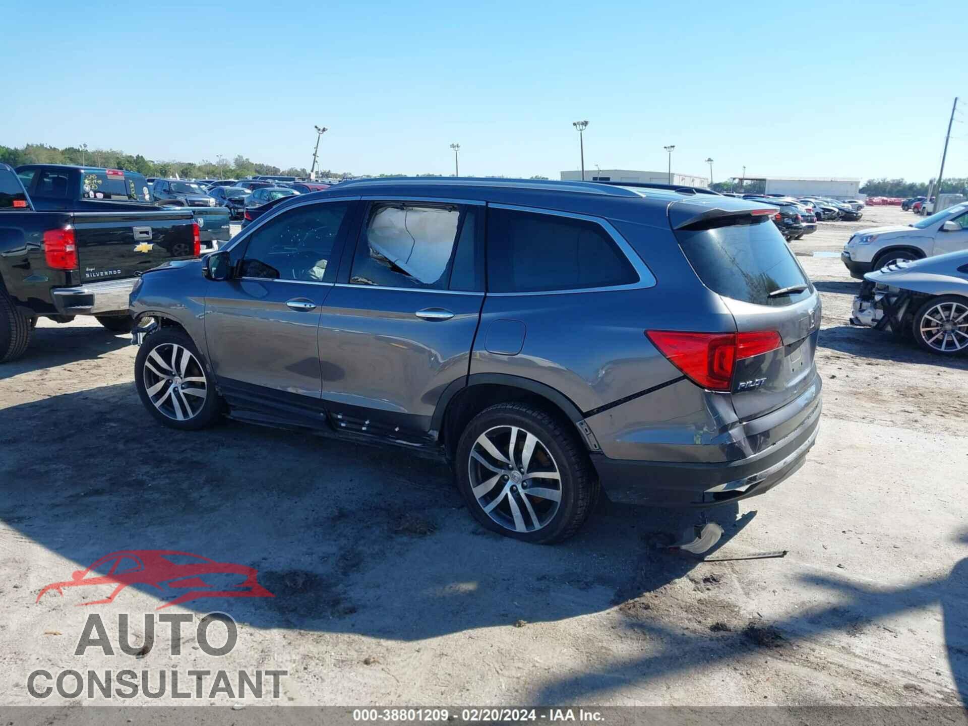 HONDA PILOT 2016 - 5FNYF5H90GB011576