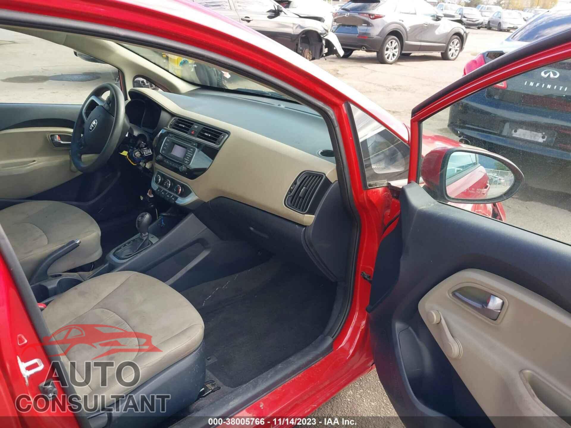 KIA RIO 2017 - KNADM4A39H6117331