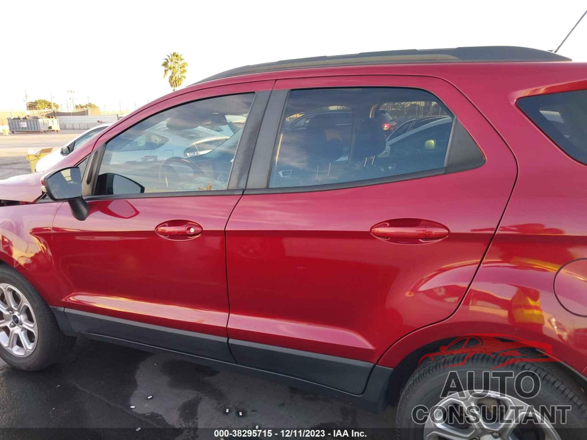 FORD ECOSPORT 2019 - MAJ3S2GE2KC274182