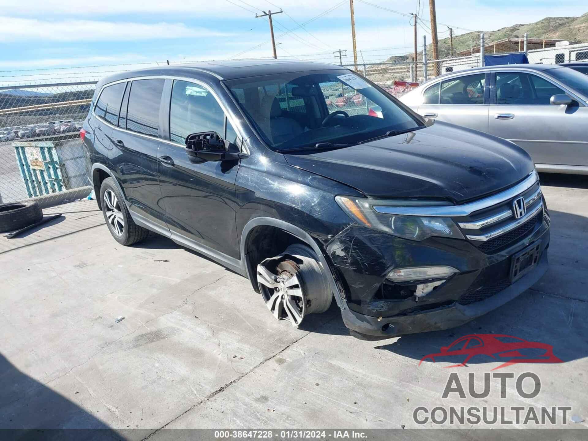 HONDA PILOT 2016 - 5FNYF5H70GB009163