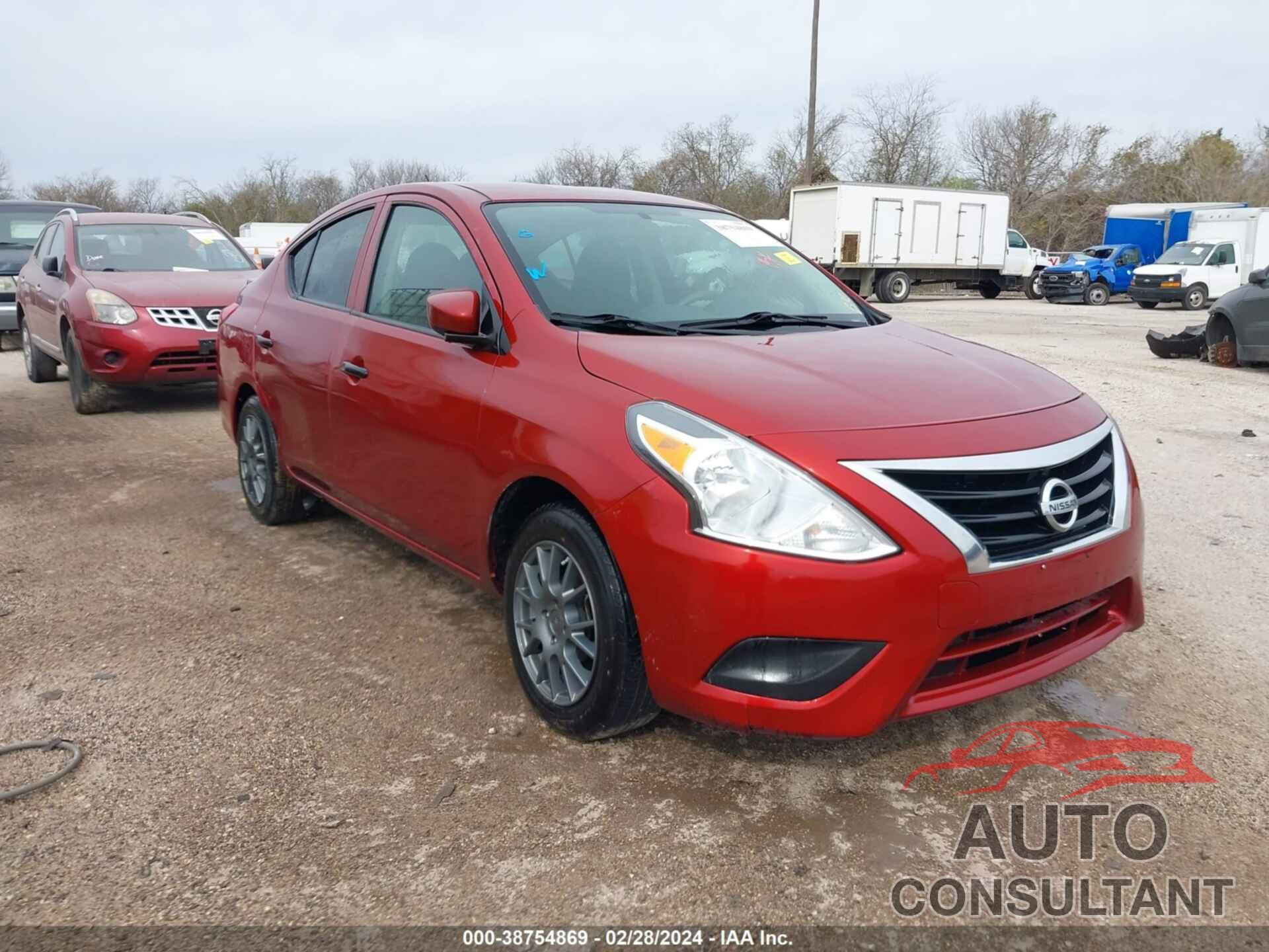 NISSAN VERSA 2016 - 3N1CN7AP5GL838933