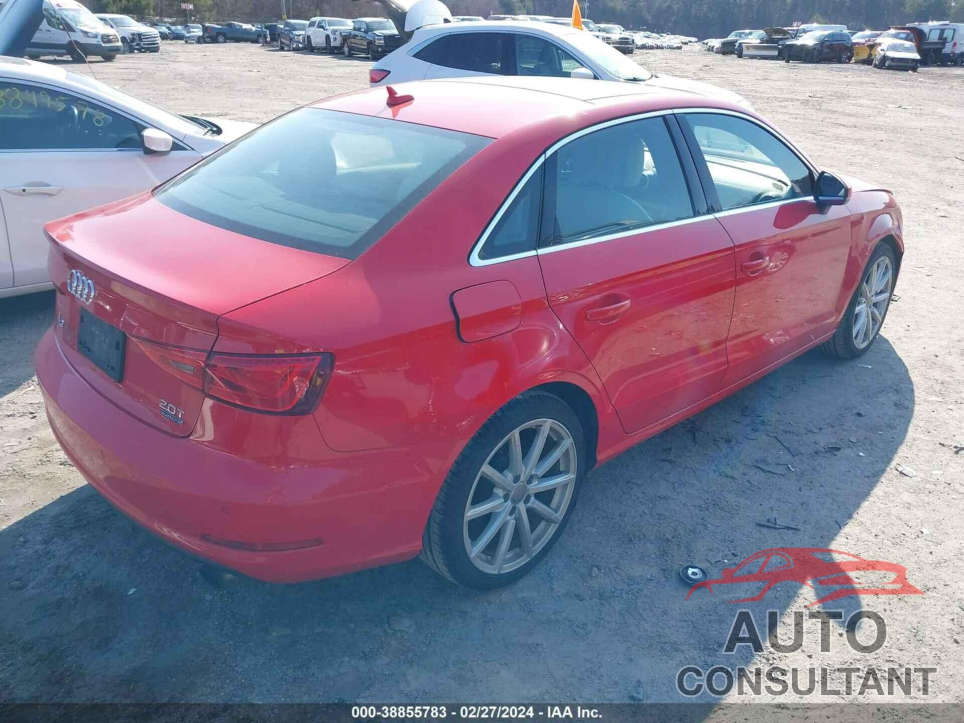 AUDI A3 2016 - WAUE8GFF8G1058958