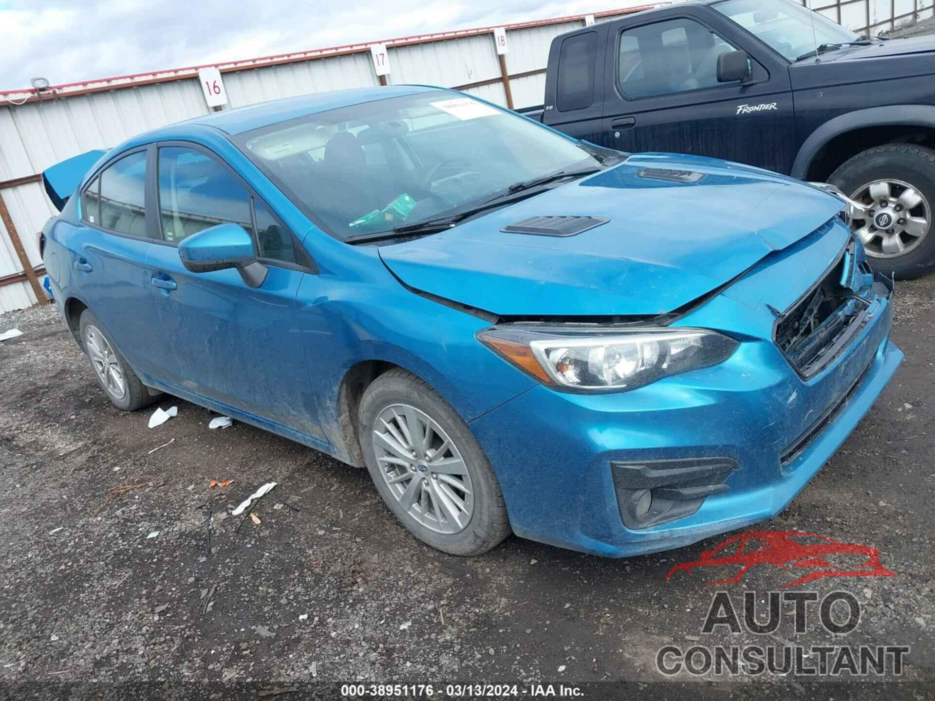 SUBARU IMPREZA 2018 - 4S3GKAD61J3624743