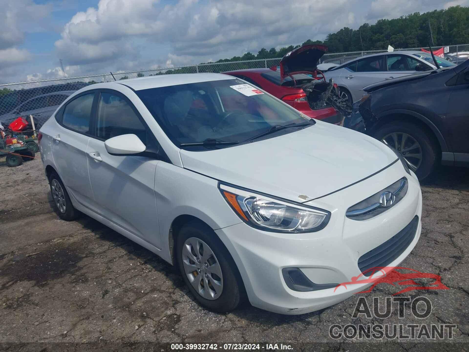 HYUNDAI ACCENT 2017 - KMHCT4AE1HU362487