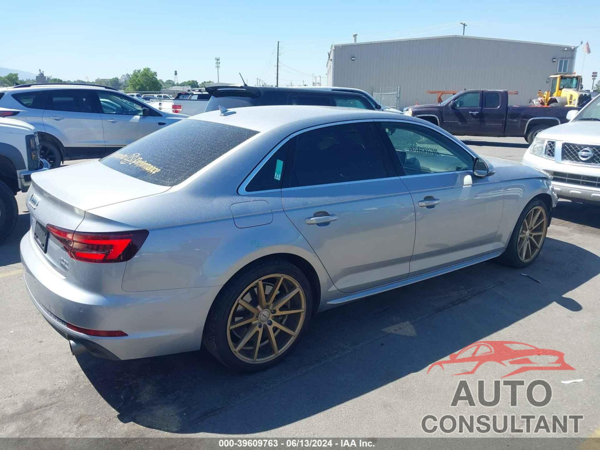 AUDI A4 2018 - WAUENAF45JA033849