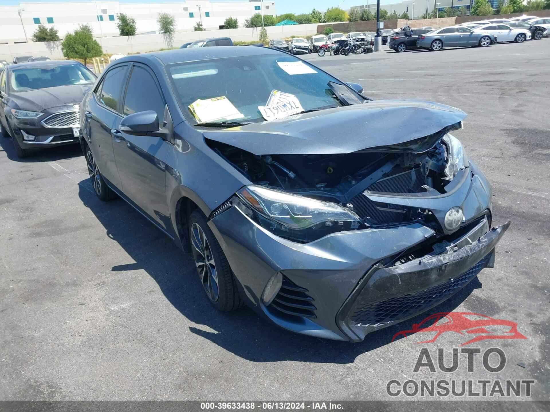 TOYOTA COROLLA 2017 - 5YFBURHE2HP661757