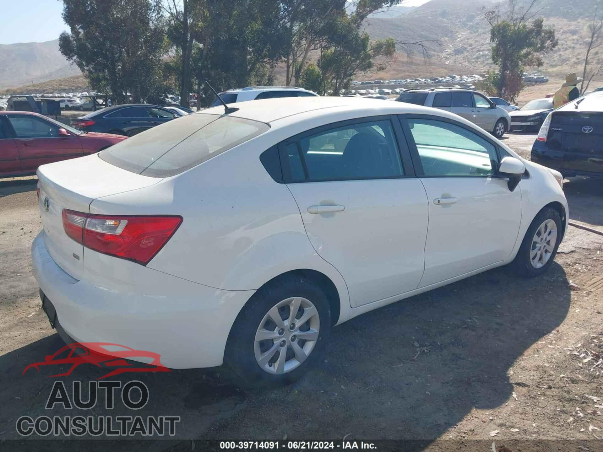 KIA RIO 2017 - KNADM4A3XH6059908