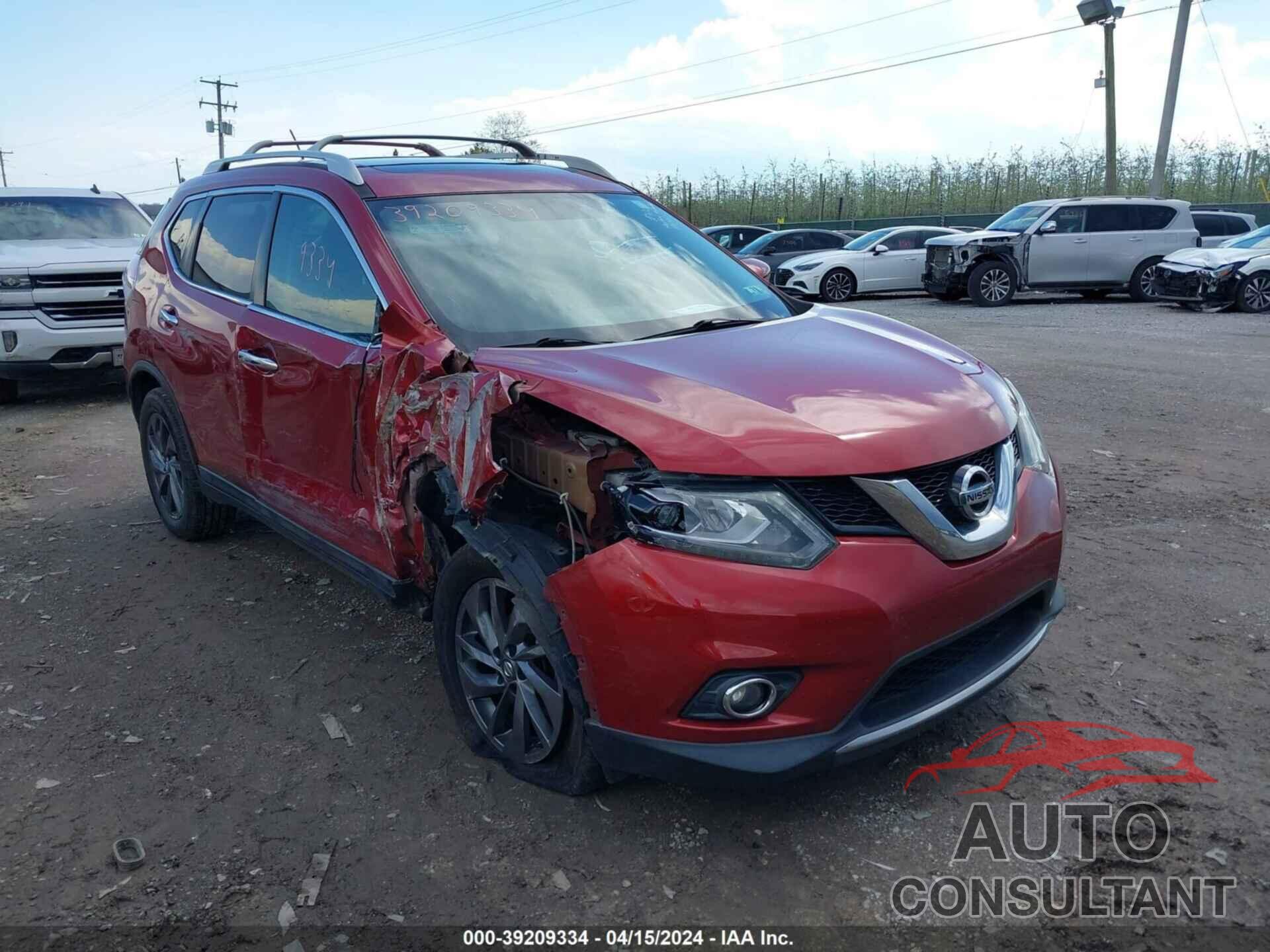 NISSAN ROGUE 2016 - 5N1AT2MV6GC825512