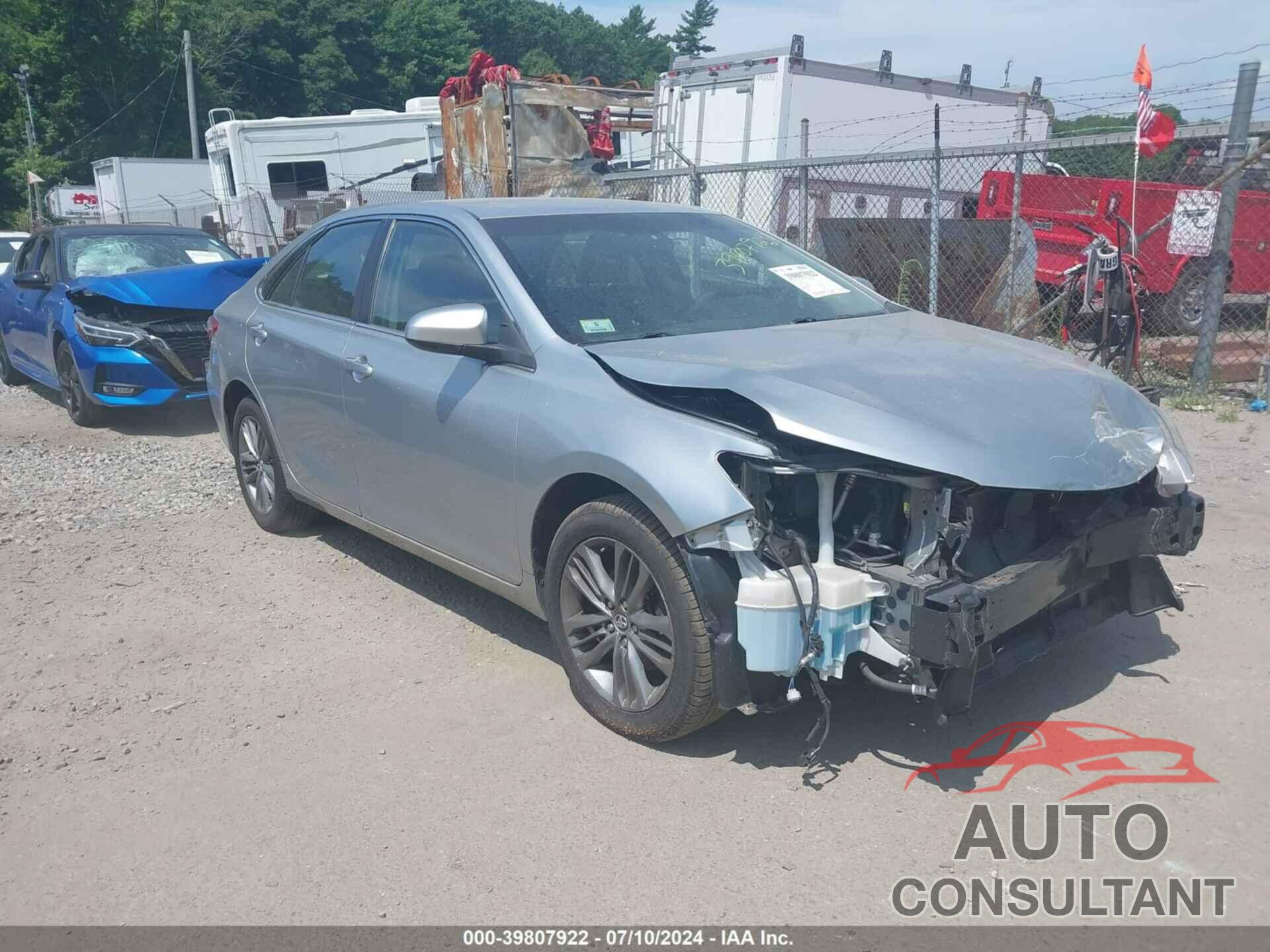 TOYOTA CAMRY 2017 - 4T1BF1FK9HU402864