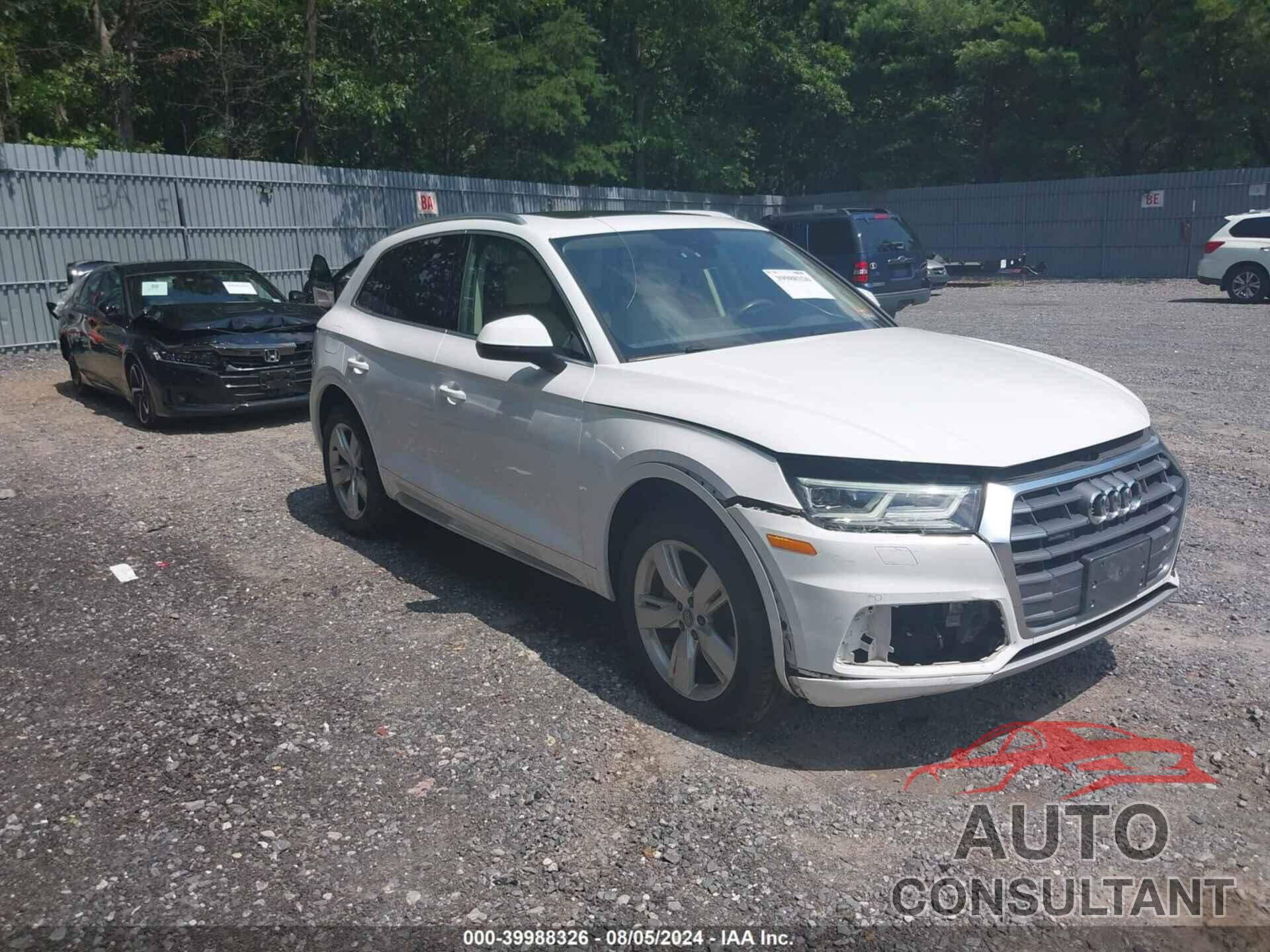 AUDI Q5 2018 - WA1BNAFY9J2059500