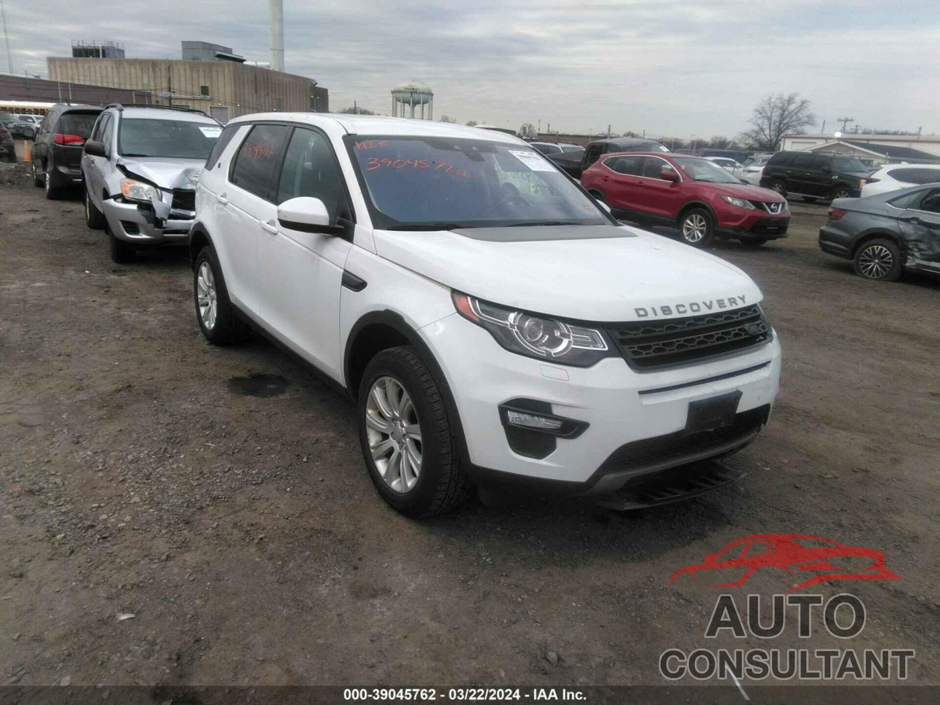 LAND ROVER DISCOVERY SPORT 2017 - SALCP2BG3HH696275