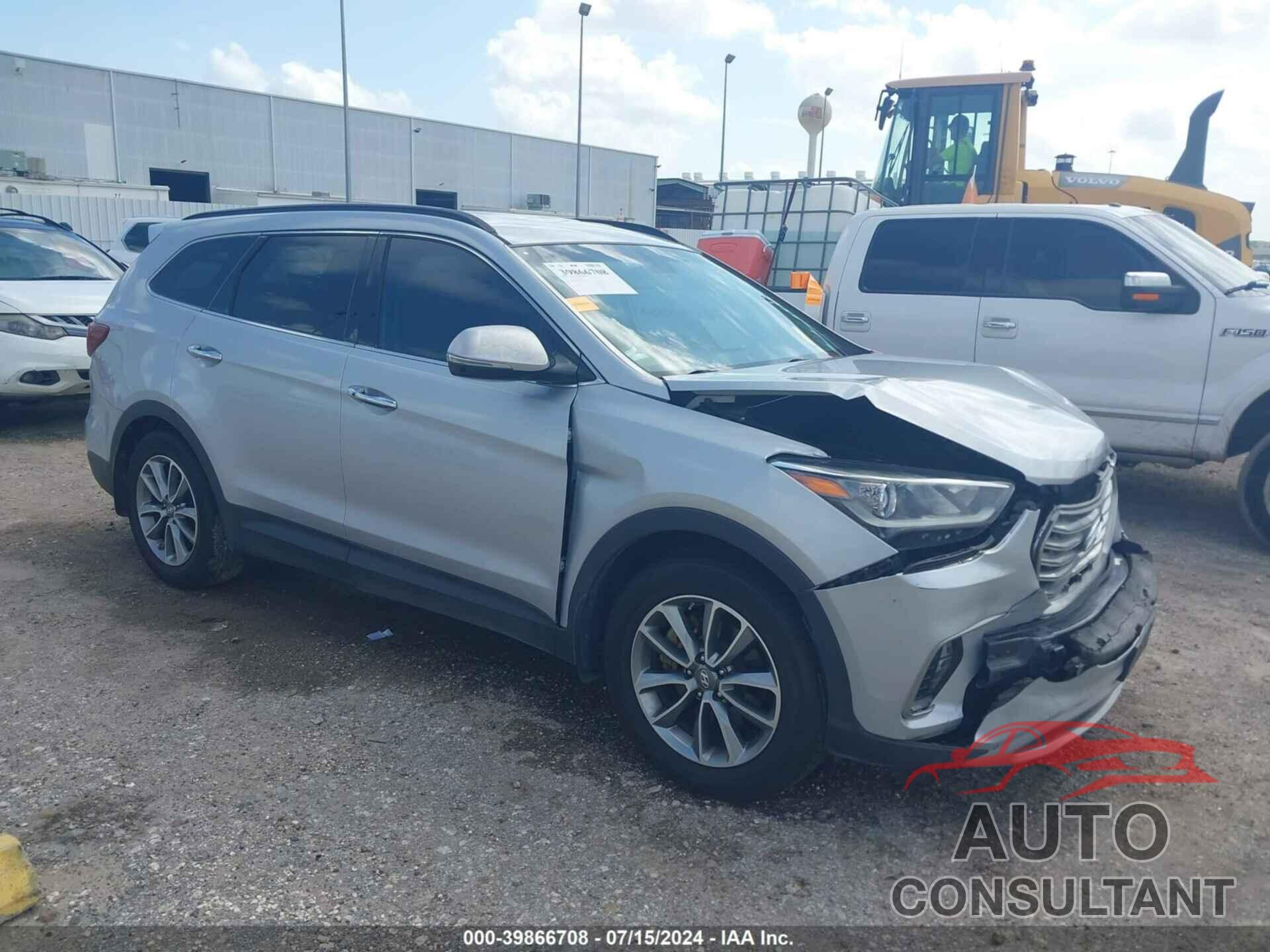 HYUNDAI SANTA FE 2017 - KM8SN4HF9HU206802