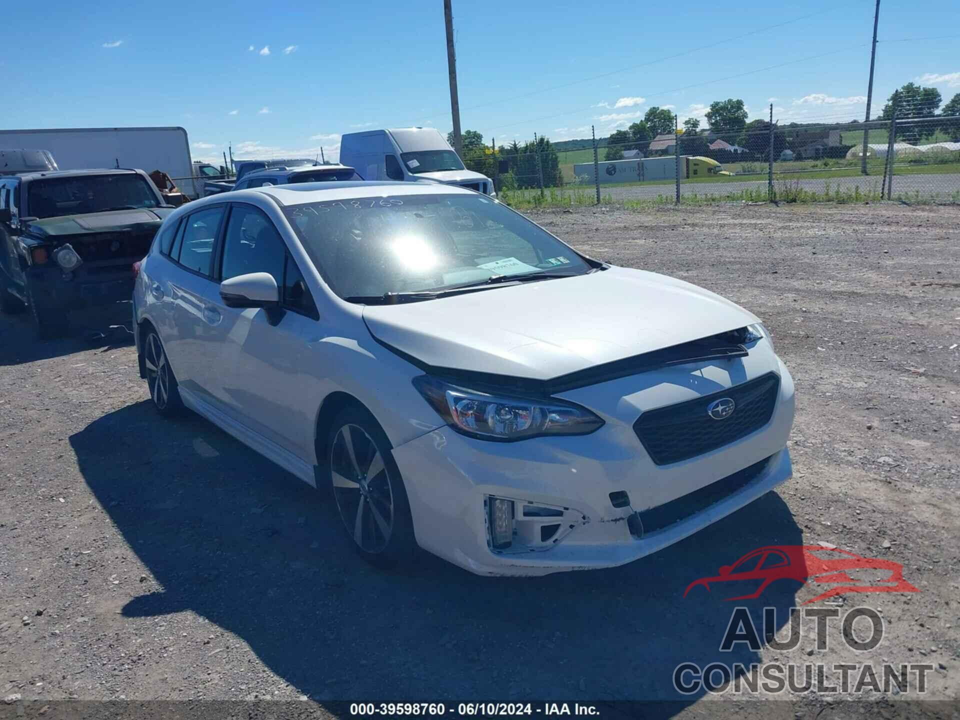 SUBARU IMPREZA 2018 - 4S3GTAM66J3740825