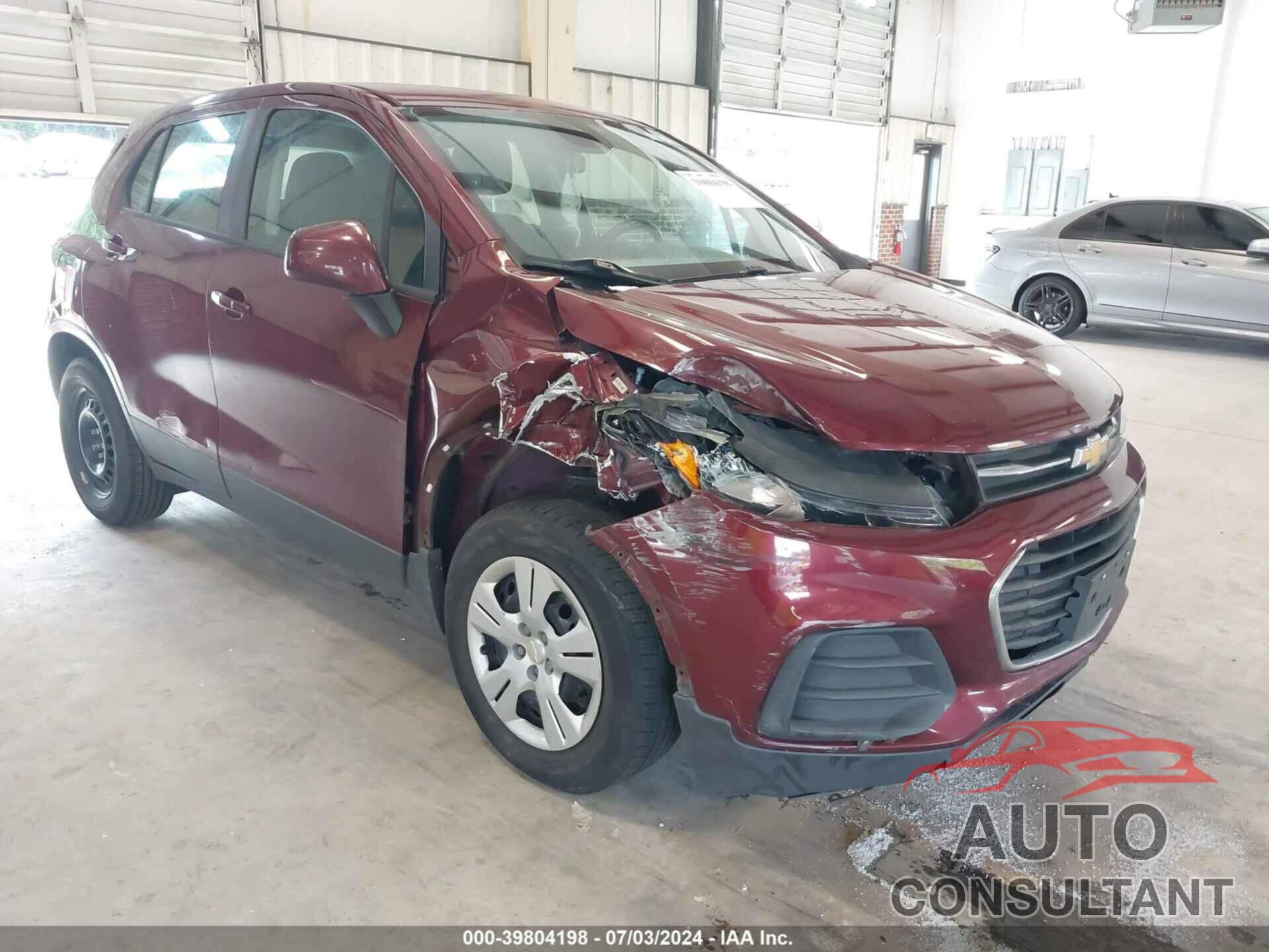 CHEVROLET TRAX 2017 - 3GNCJKSB6HL265208