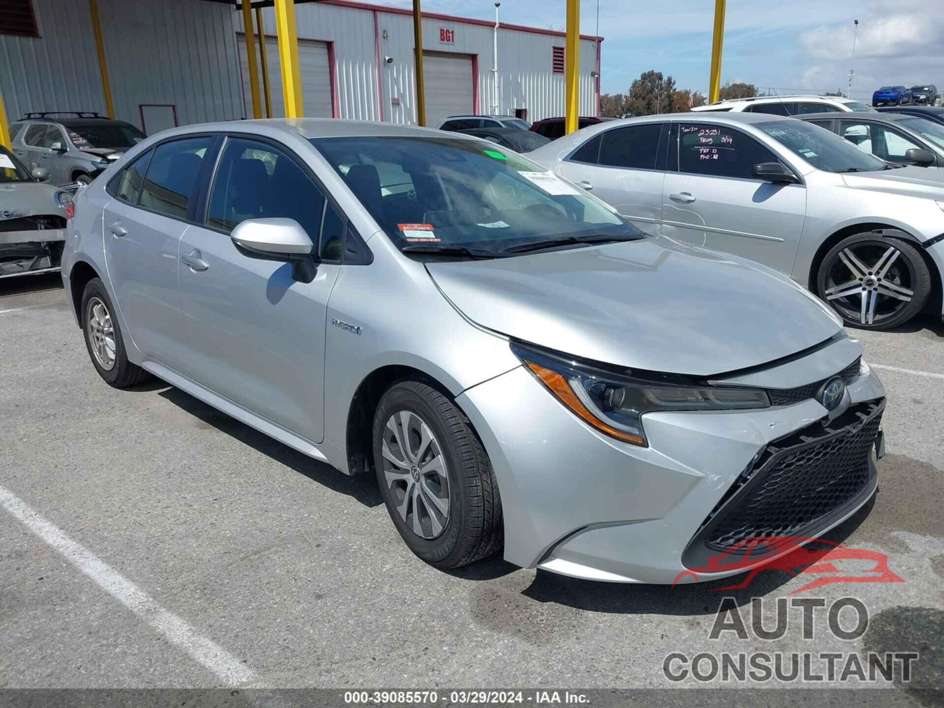 TOYOTA COROLLA 2021 - JTDEAMDE8MJ020710