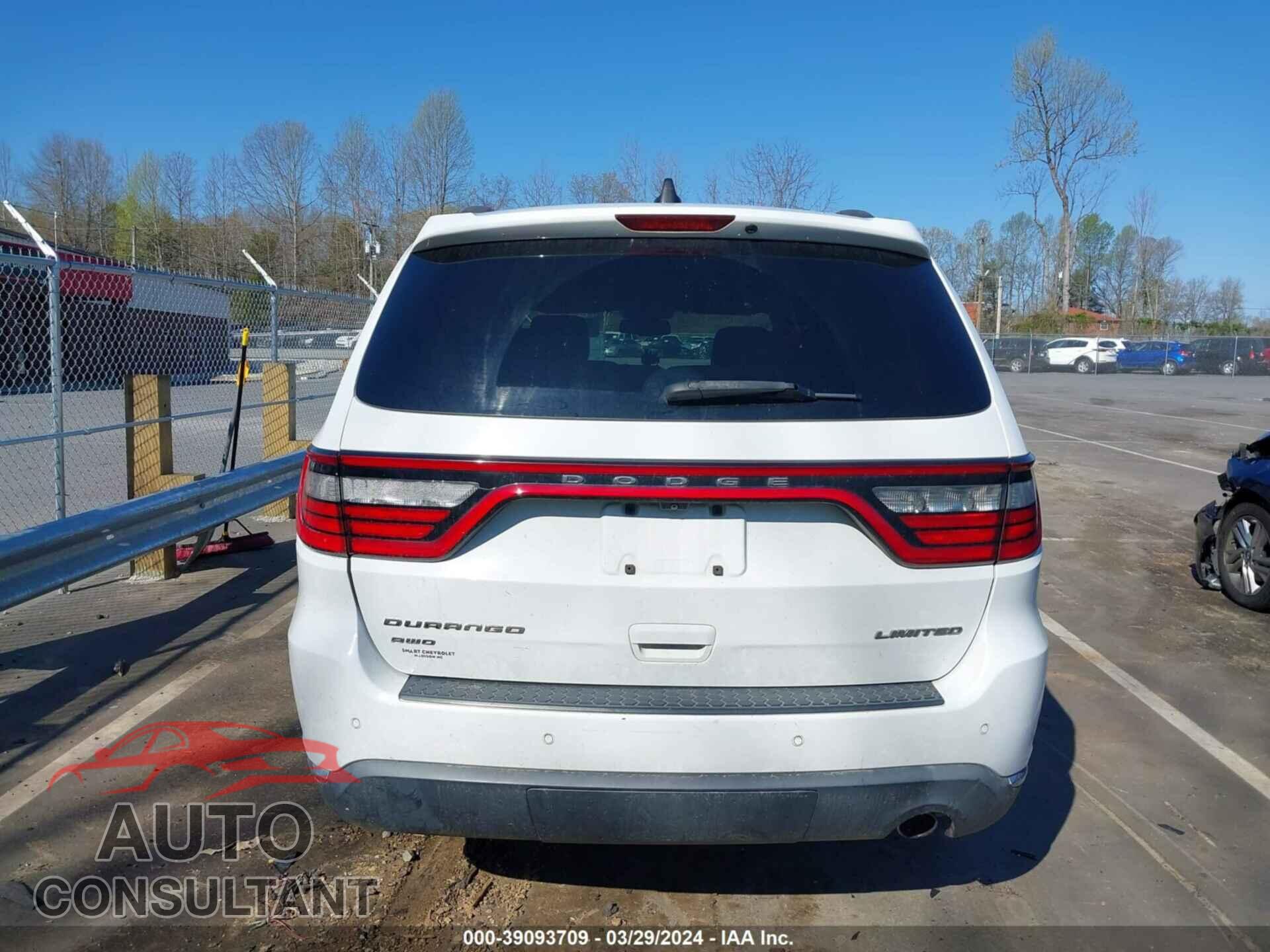DODGE DURANGO 2016 - 1C4RDJDGXGC308648