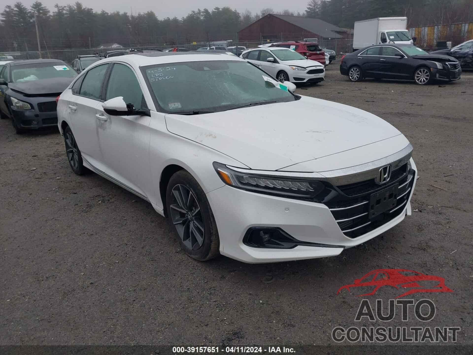 HONDA ACCORD 2021 - 1HGCV1F53MA076305