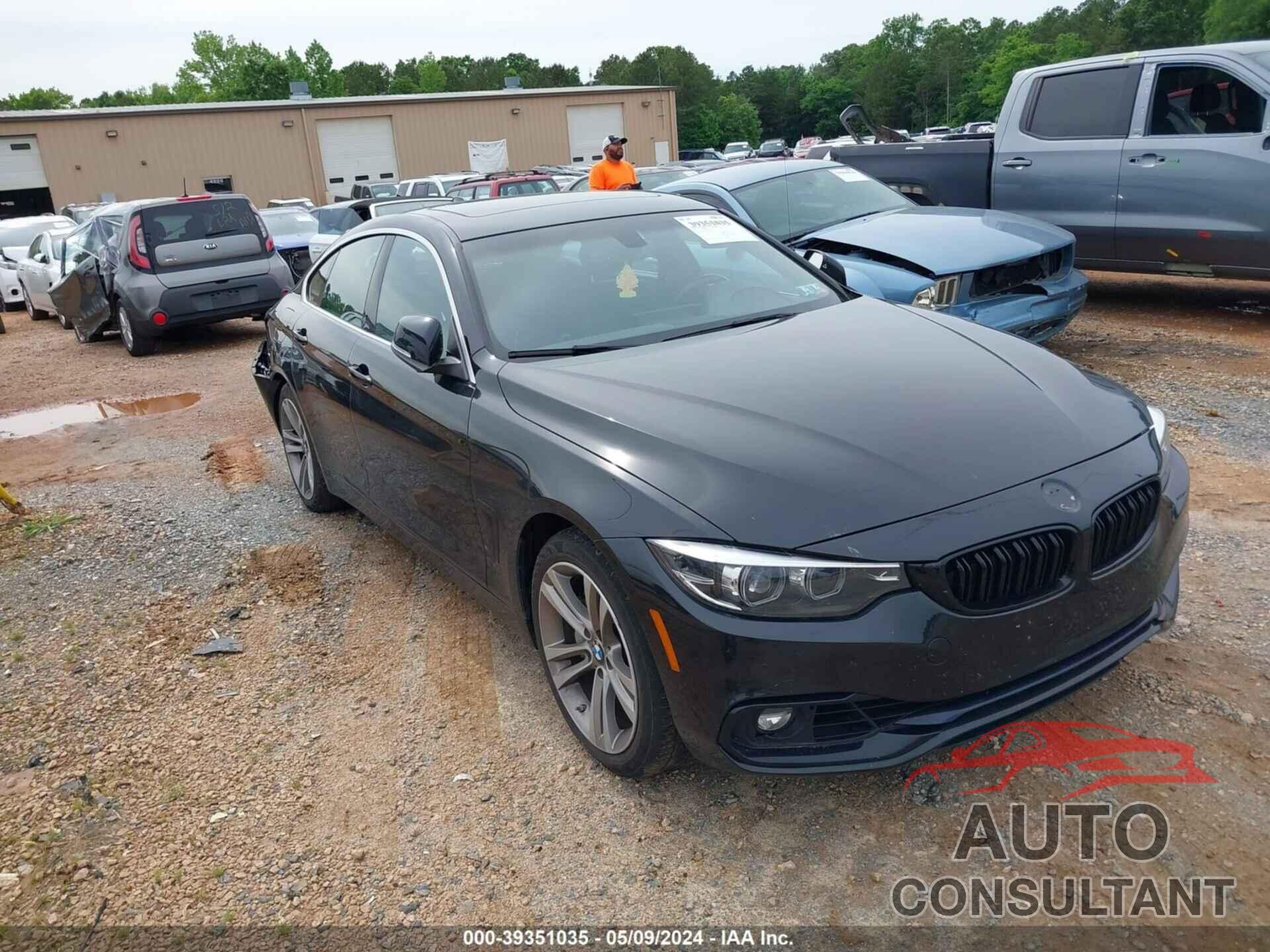 BMW 440I GRAN COUPE 2019 - WBA4J7C54KBM74682