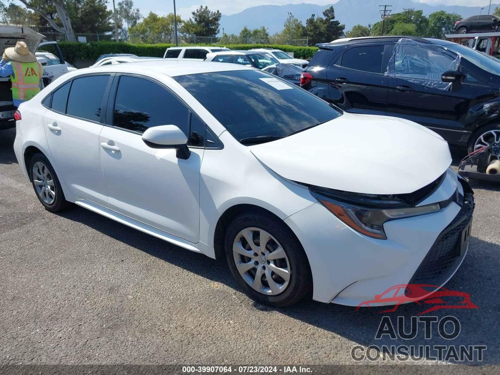 TOYOTA COROLLA 2020 - JTDEPRAE0LJ095903