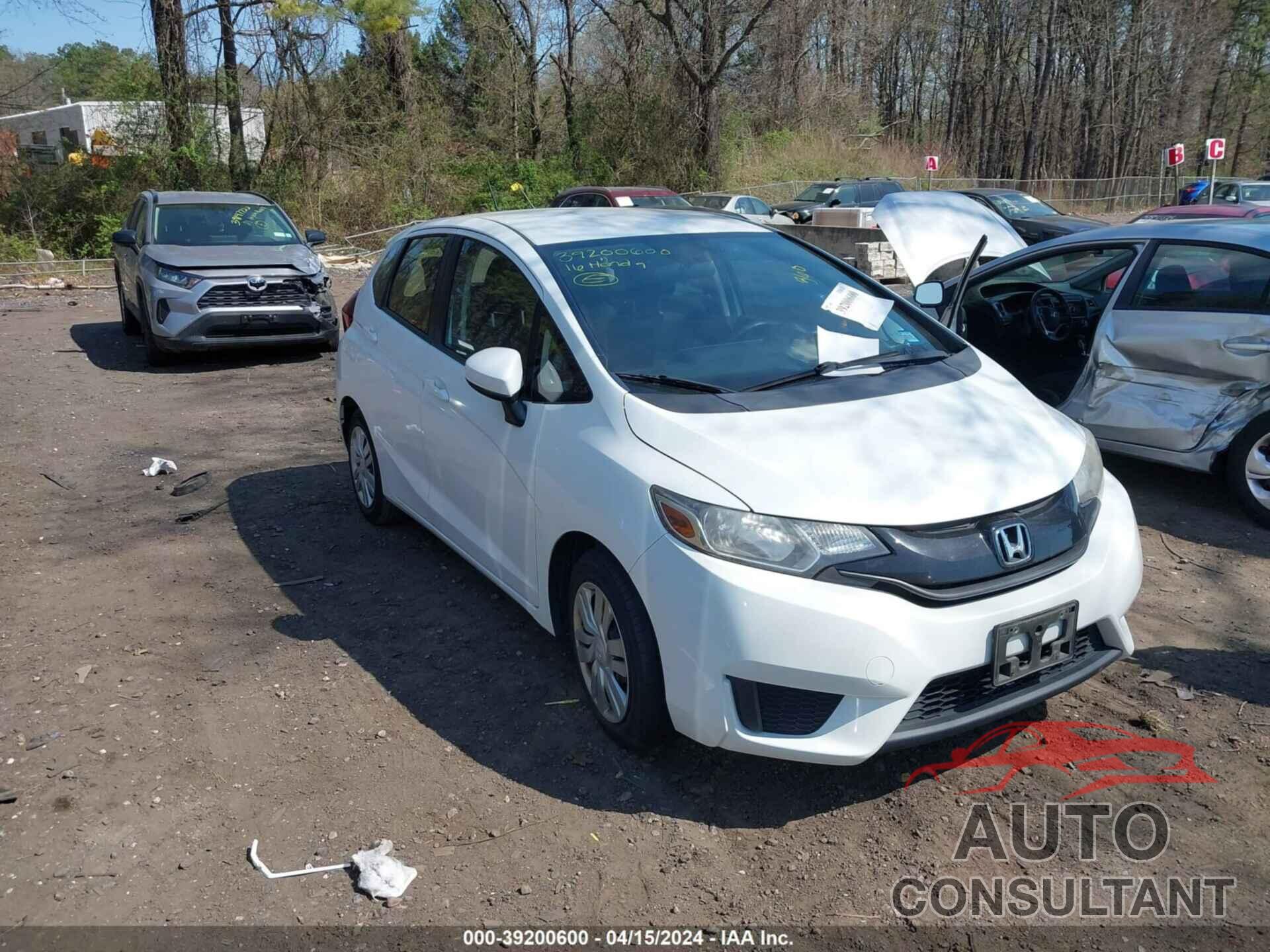 HONDA FIT 2016 - JHMGK5H51GS005453