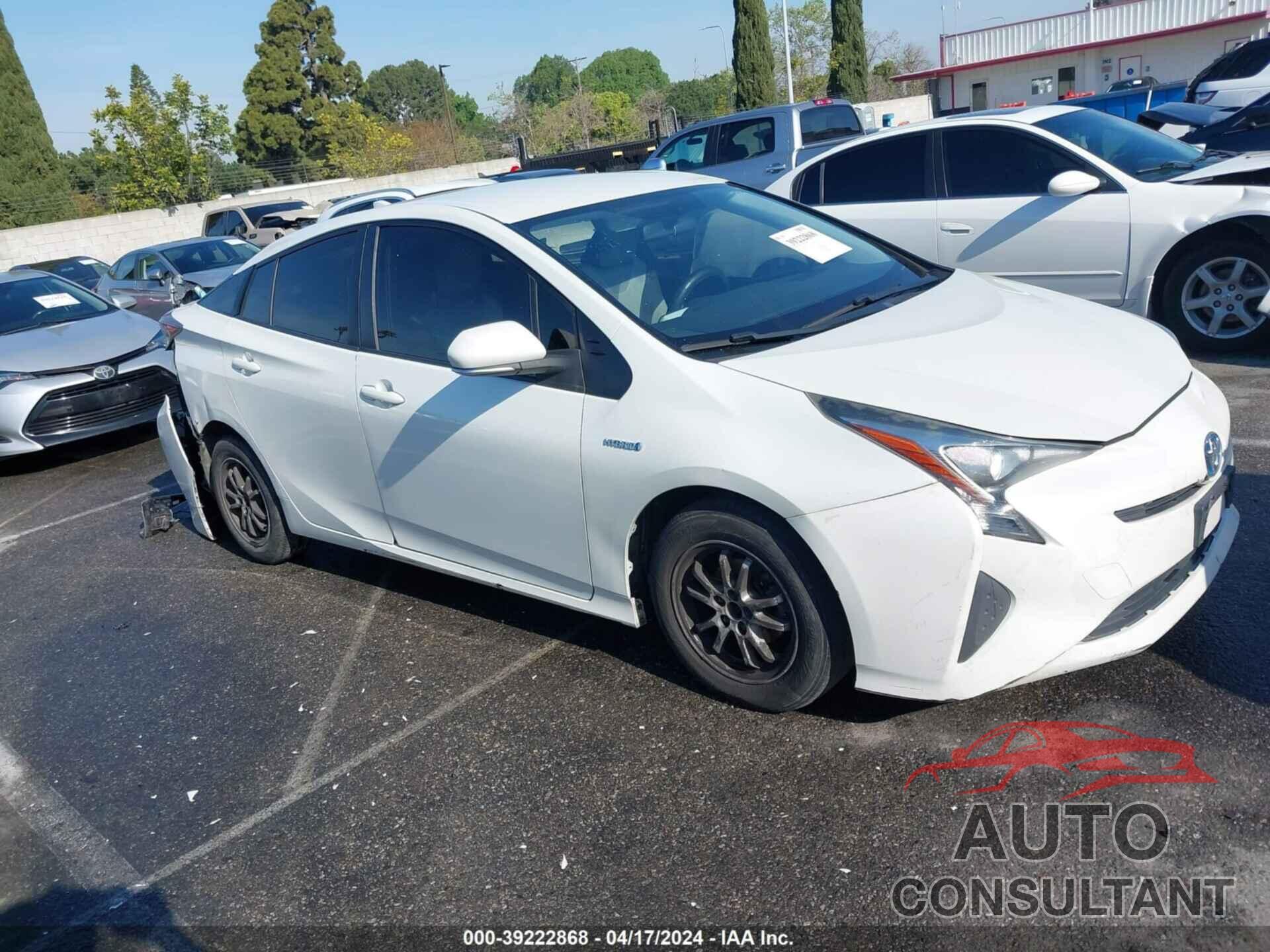 TOYOTA PRIUS 2016 - JTDKBRFU6G3504711