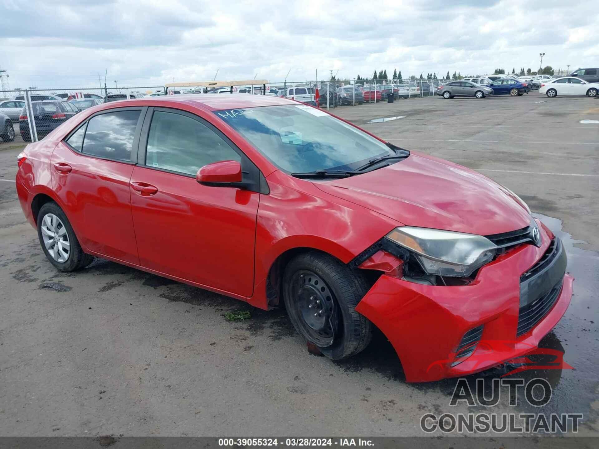 TOYOTA COROLLA 2016 - 5YFBURHE6GP378759