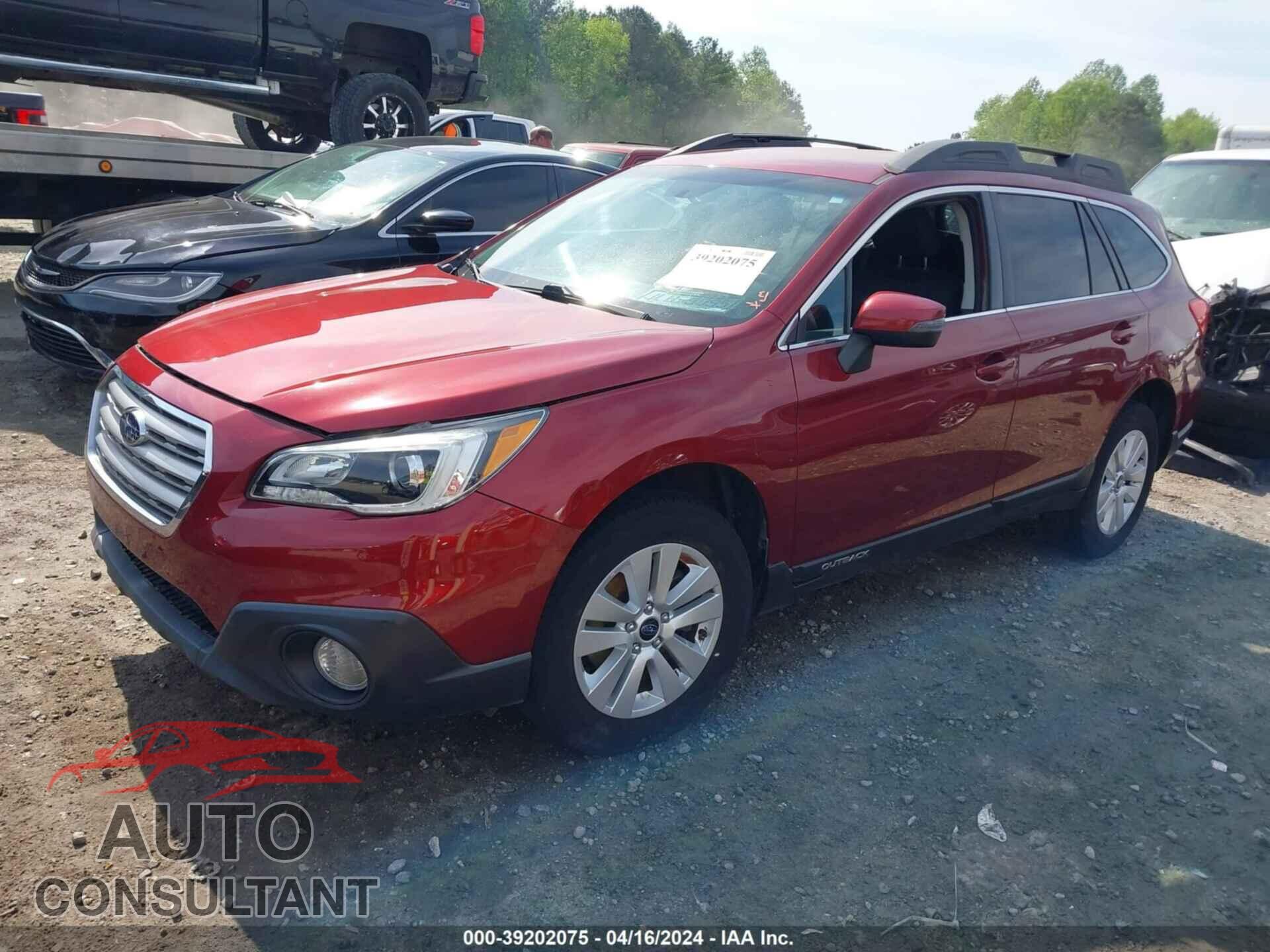 SUBARU OUTBACK 2016 - 4S4BSBFC2G3293355