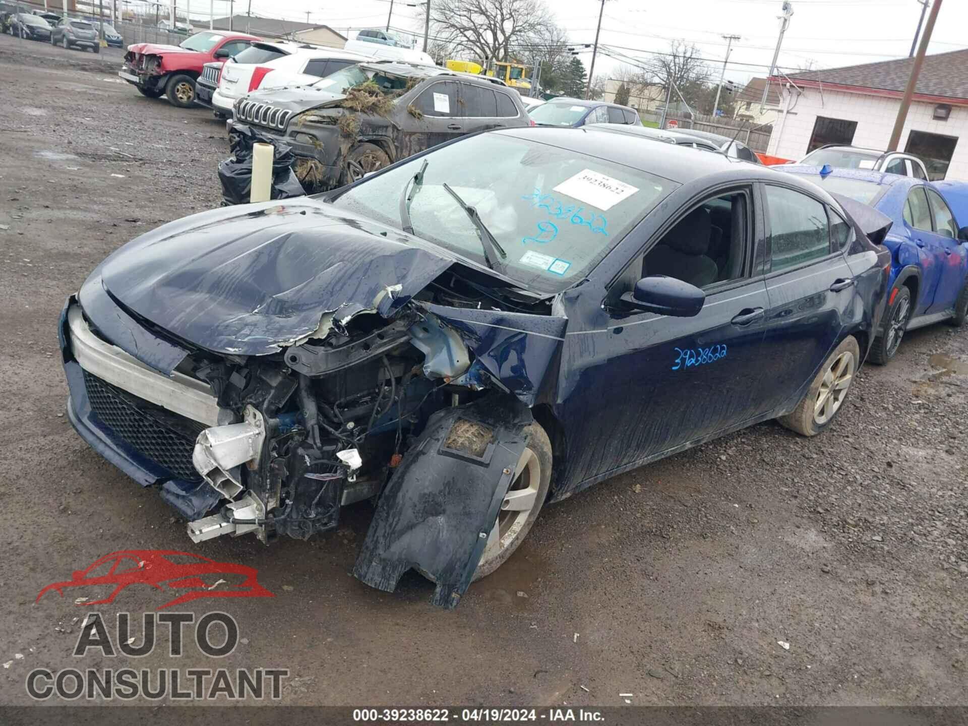 DODGE DART 2016 - 1C3CDFBB5GD762105