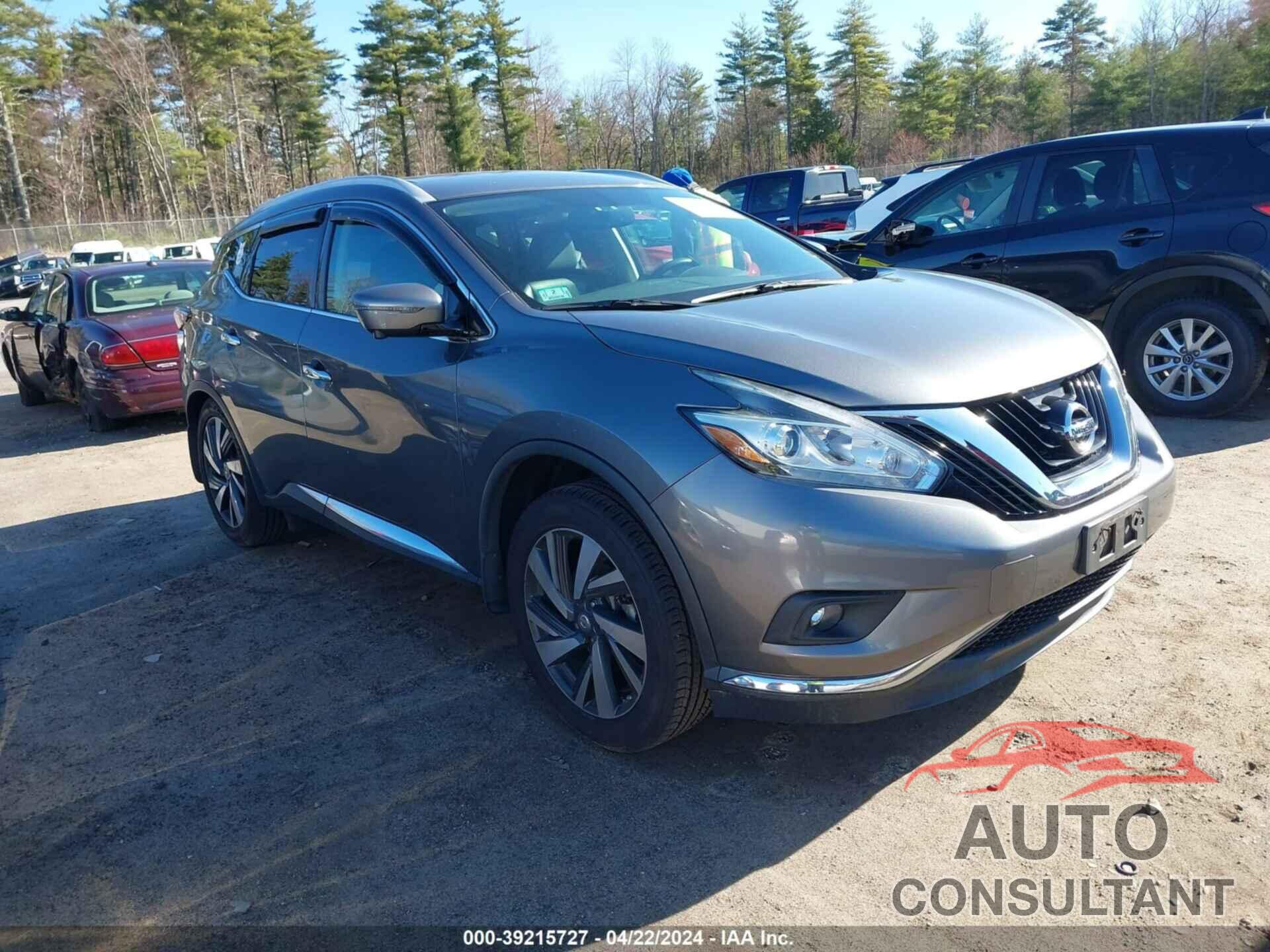 NISSAN MURANO 2017 - 5N1AZ2MH5HN106444