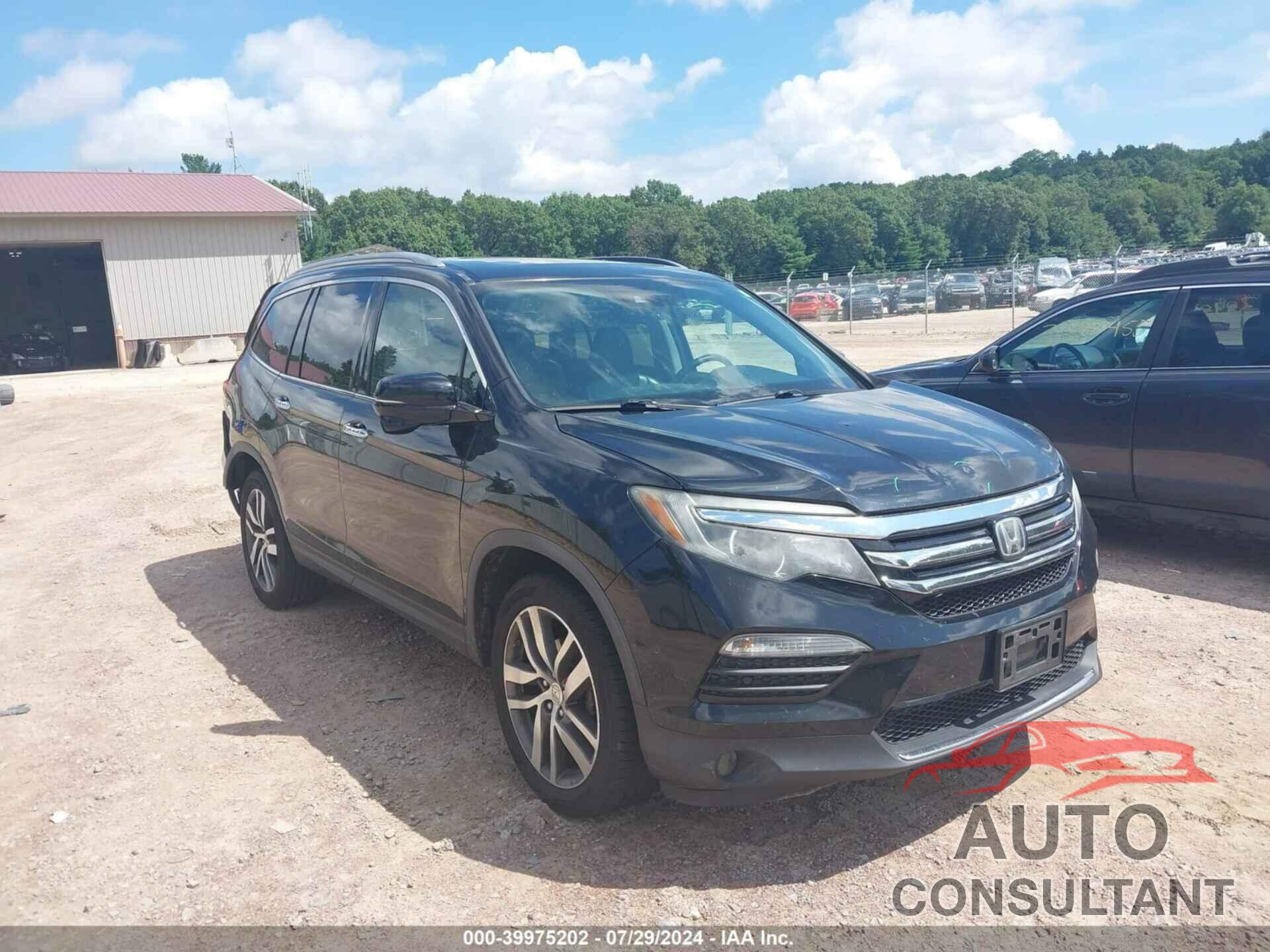 HONDA PILOT 2016 - 5FNYF6H96GB047357