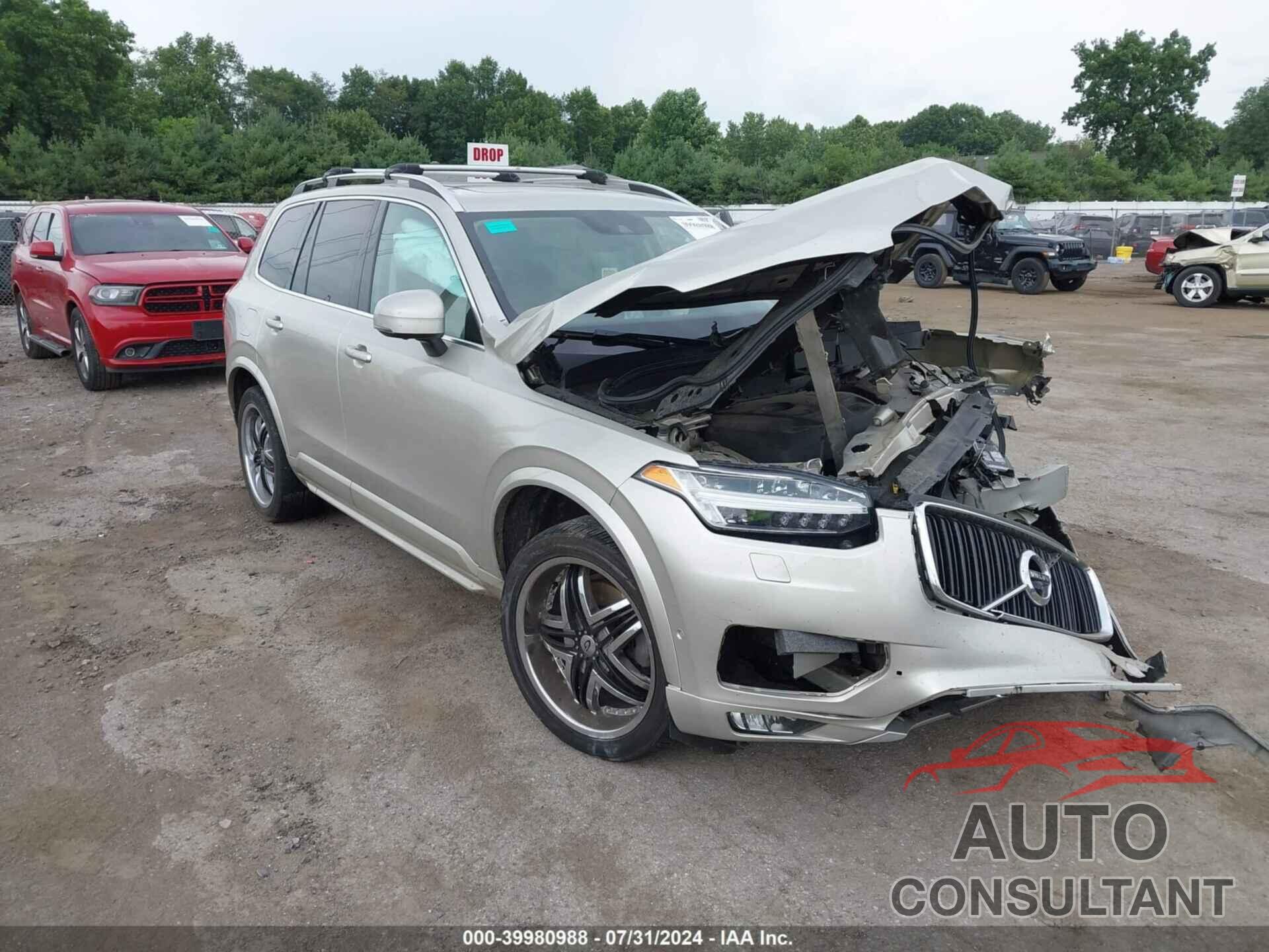 VOLVO XC90 2017 - YV4A22PK5H1106545