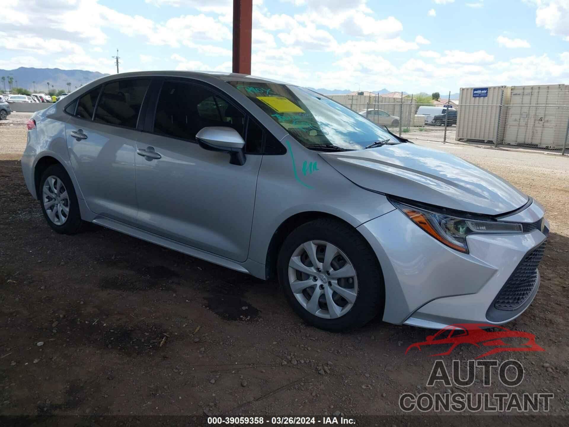 TOYOTA COROLLA 2021 - JTDEPMAE9MJ159599