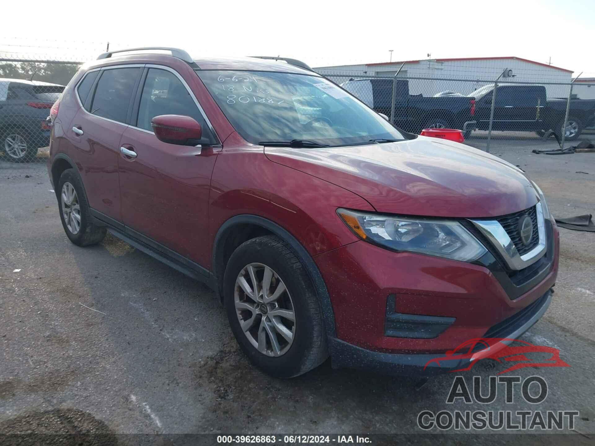 NISSAN ROGUE 2018 - 5N1AT2MT9JC801887