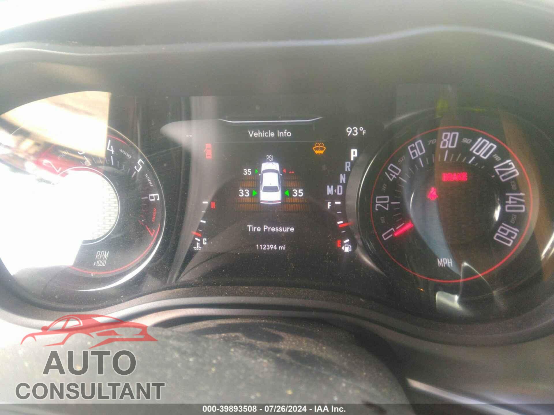 DODGE CHALLENGER 2019 - 2C3CDZJG0KH541375