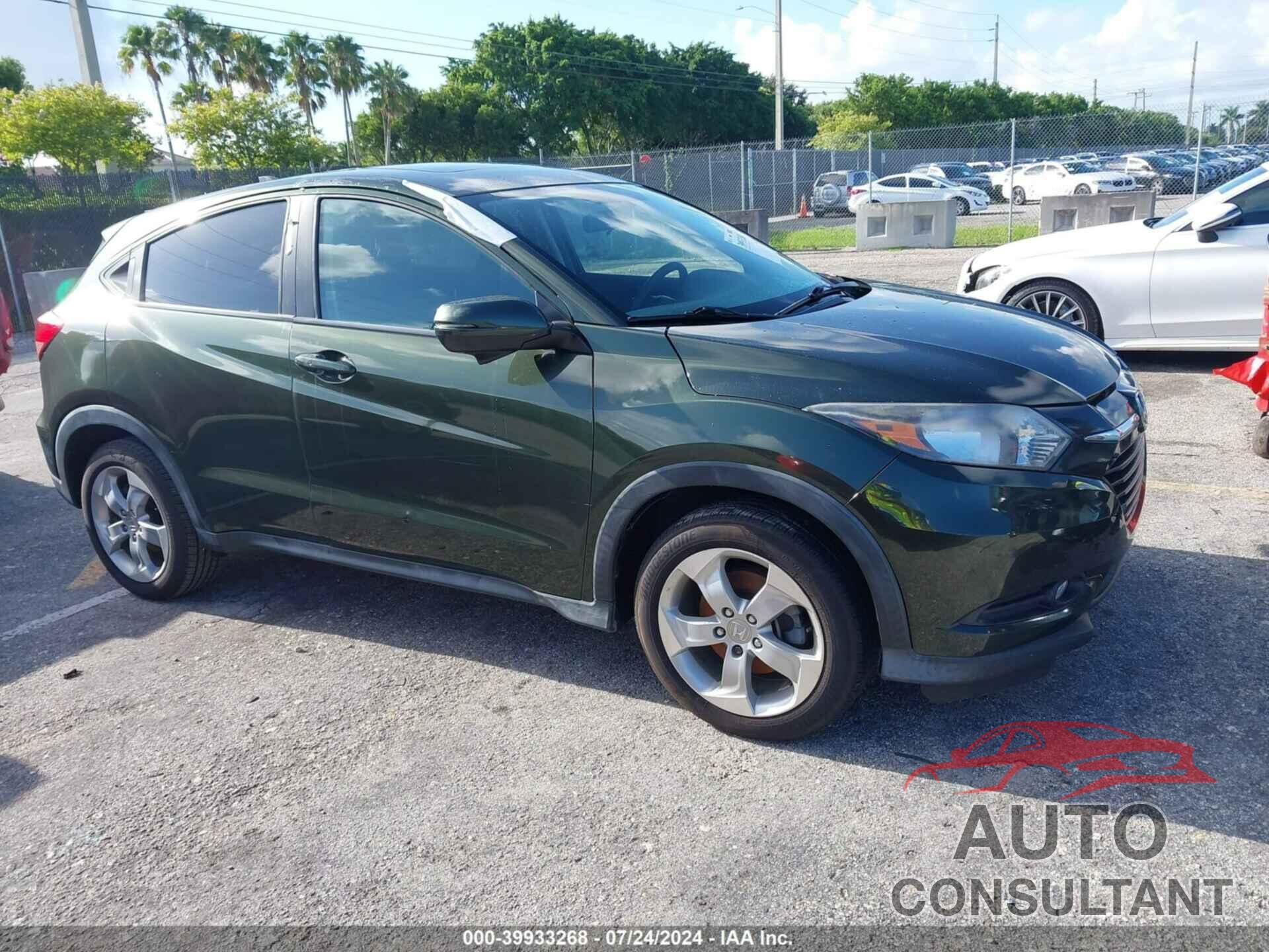 HONDA HR-V 2016 - 3CZRU5H54GM726129