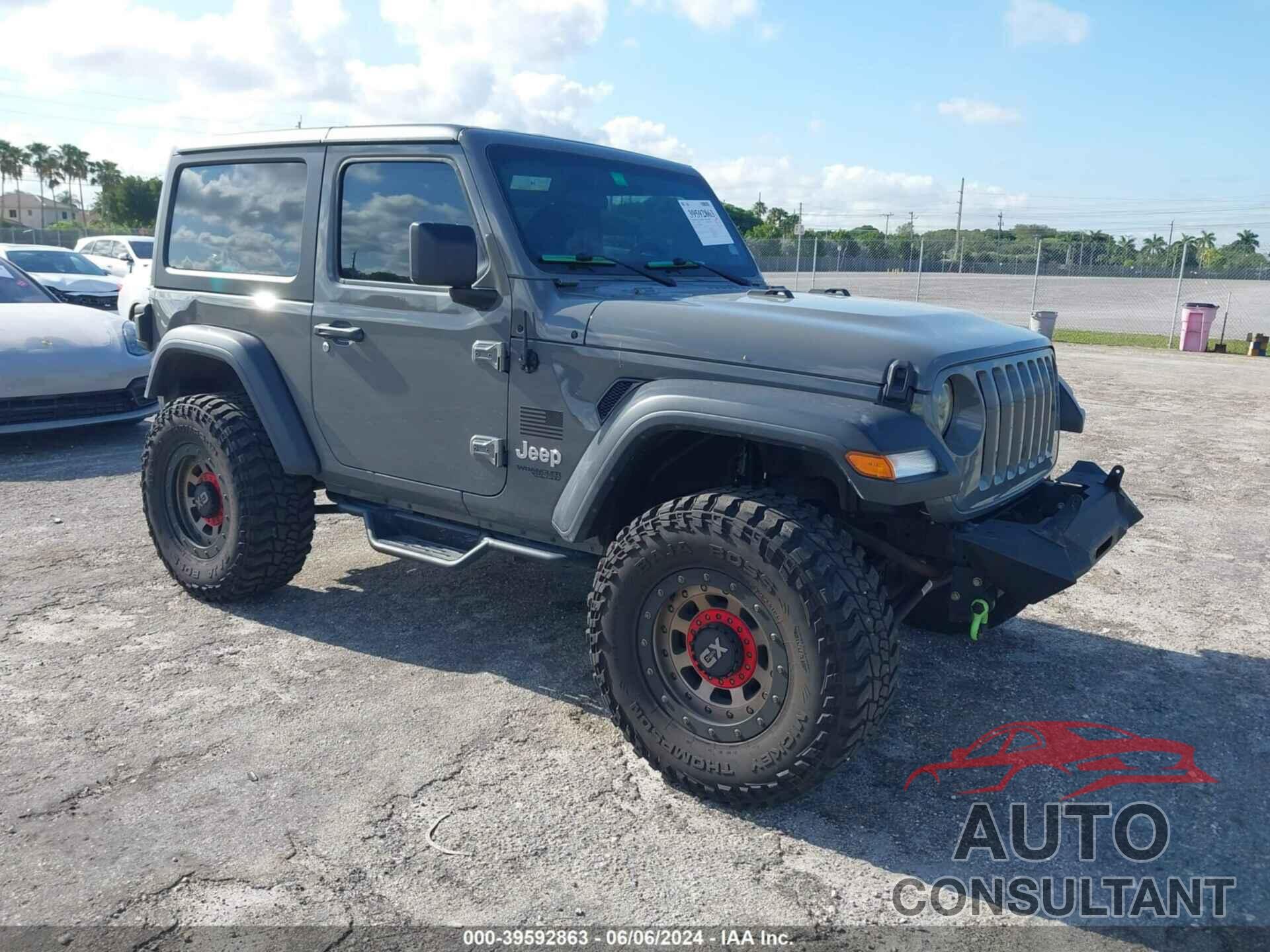 JEEP WRANGLER 2019 - 1C4GJXAG5KW664312