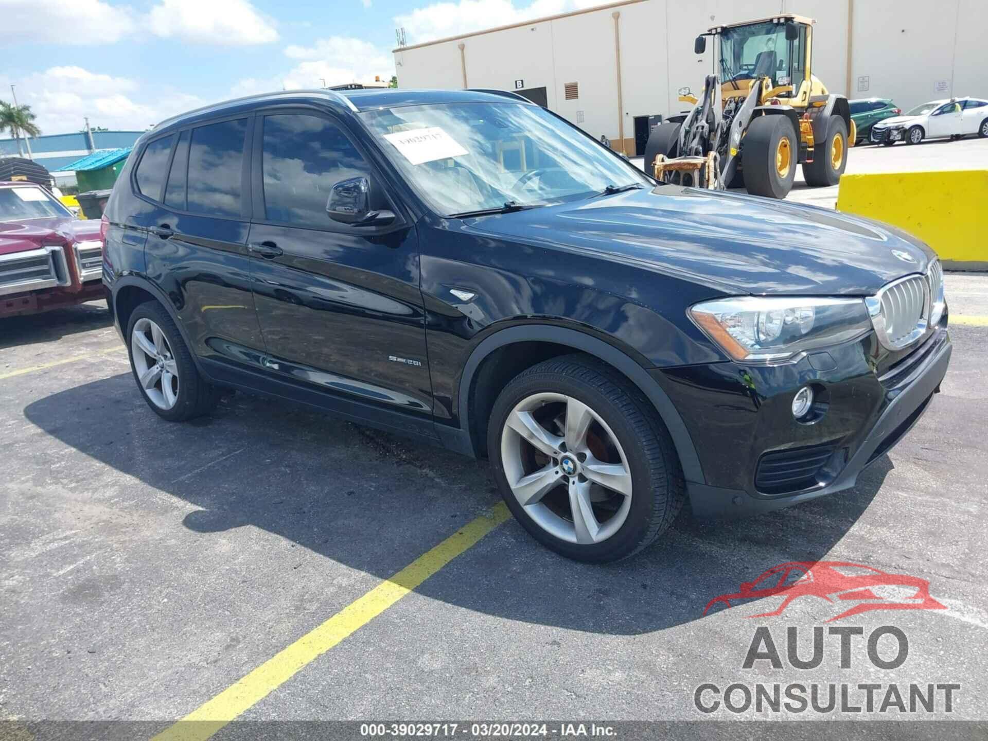 BMW X3 2017 - 5UXWZ7C53H0V85621