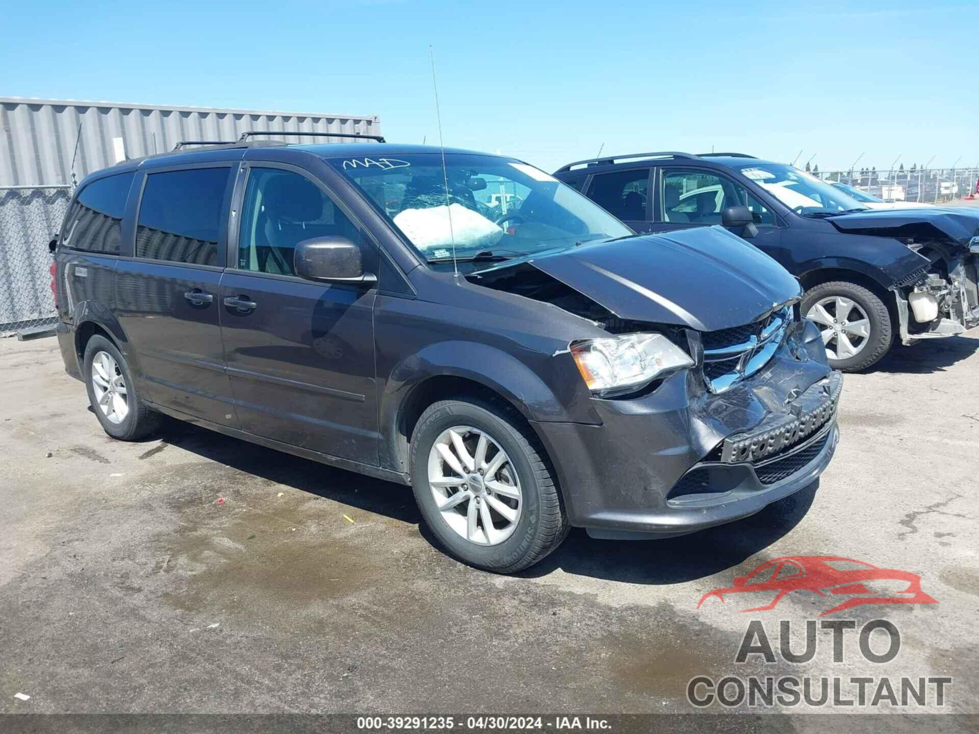 DODGE GRAND CARAVAN 2016 - 2C4RDGCG9GR168944