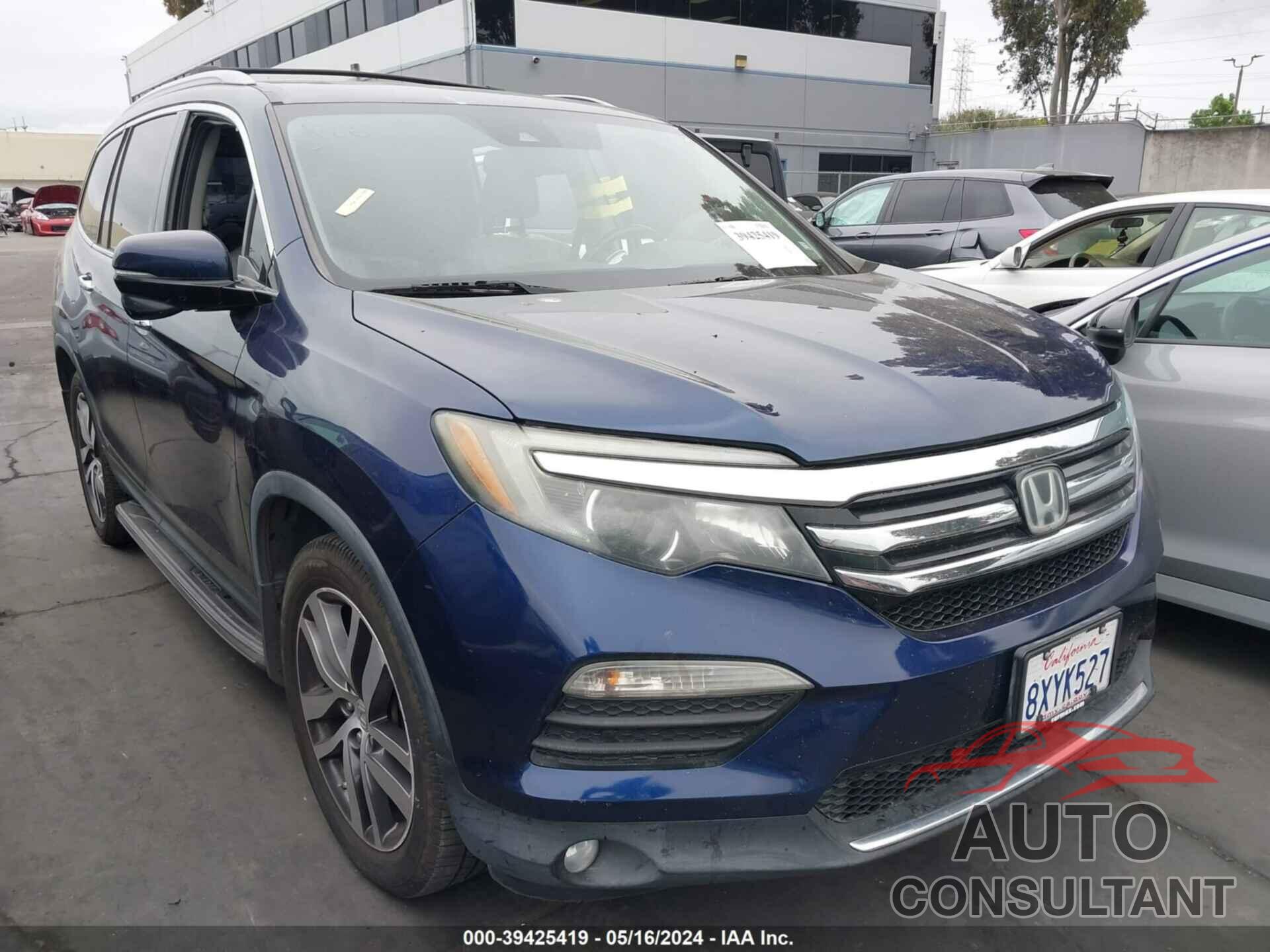 HONDA PILOT 2016 - 5FNYF5H99GB045306