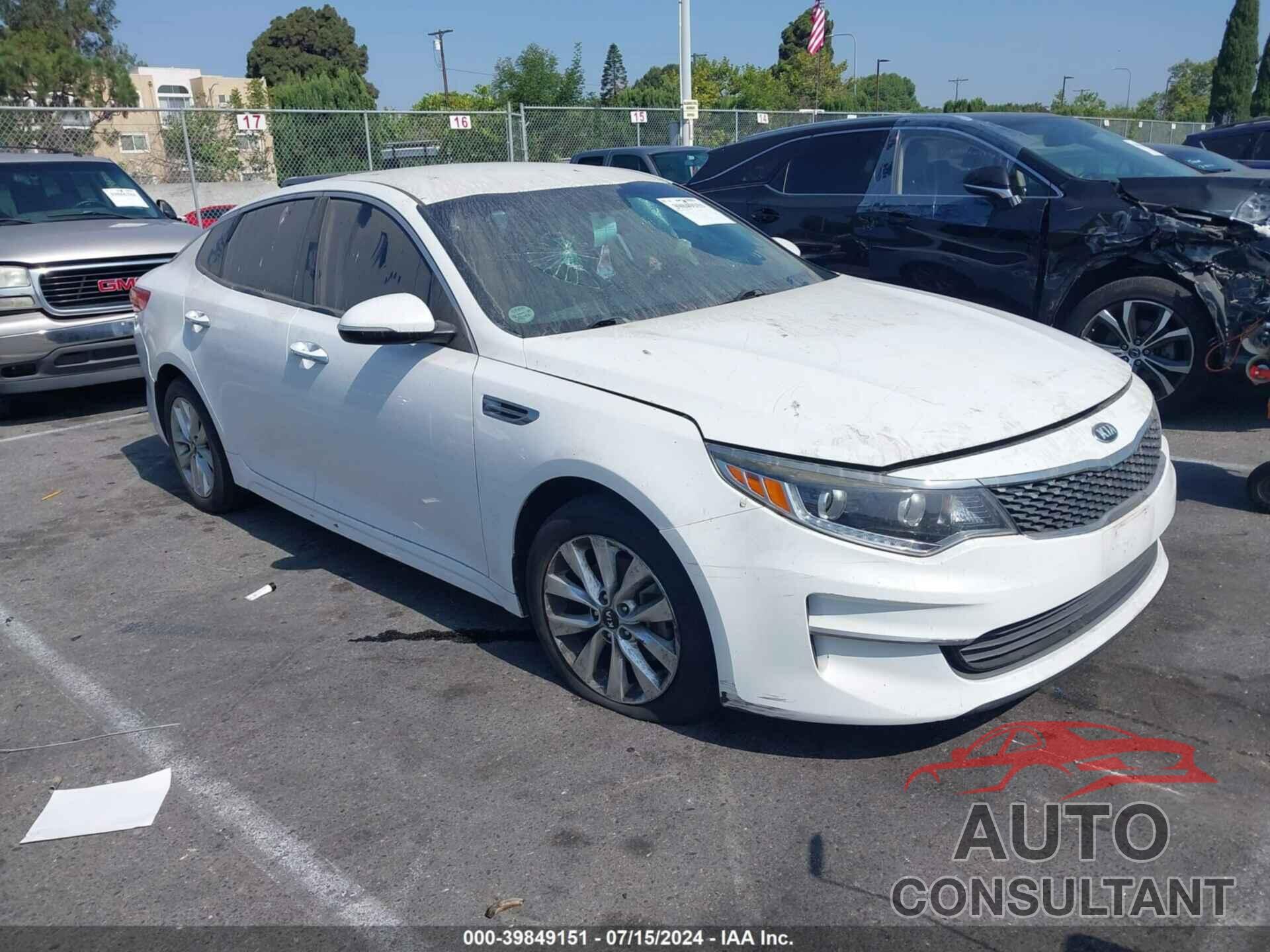 KIA OPTIMA 2016 - 5XXGU4L36GG081966
