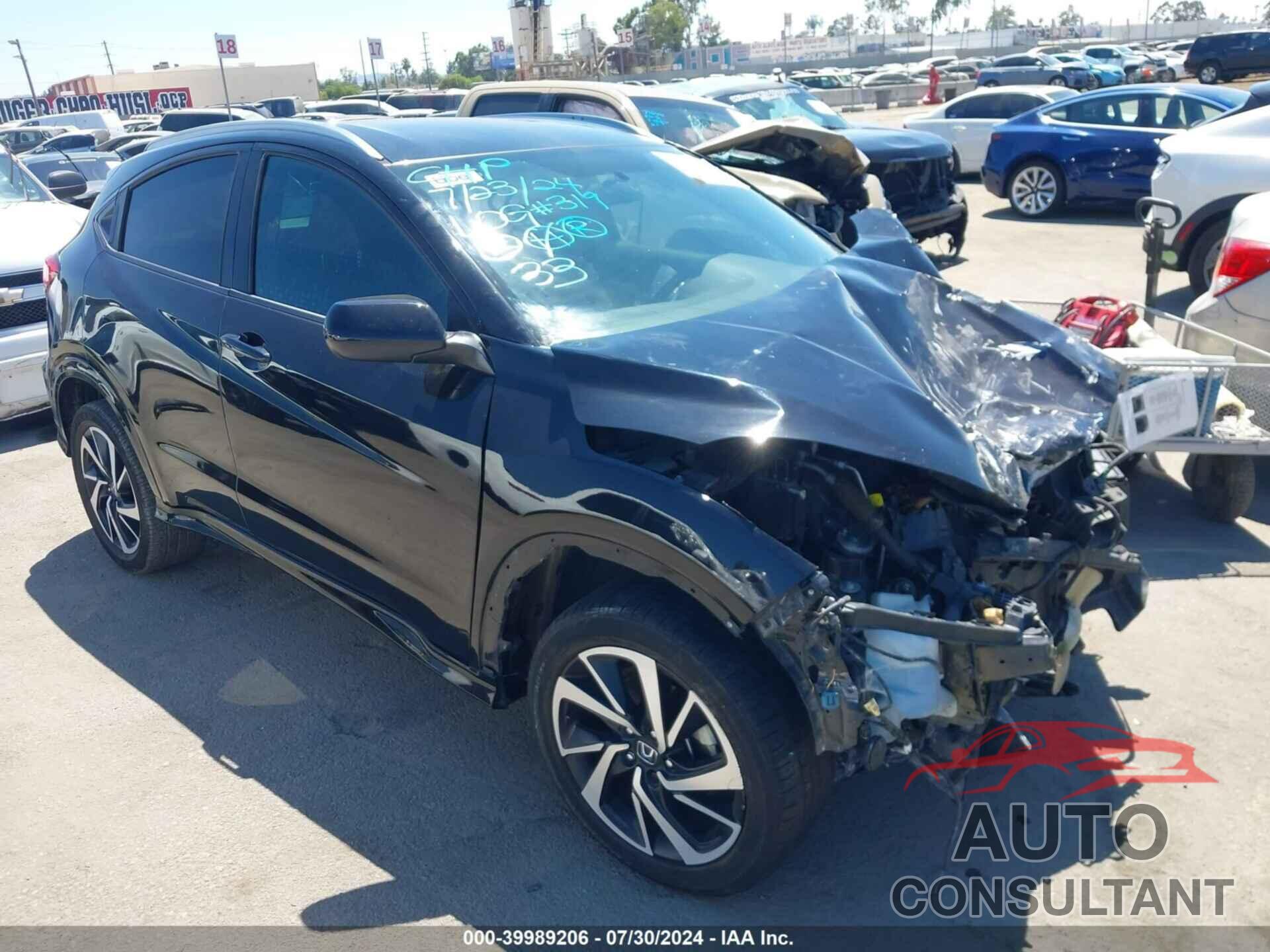 HONDA HR-V 2019 - 3CZRU5H16KM727112