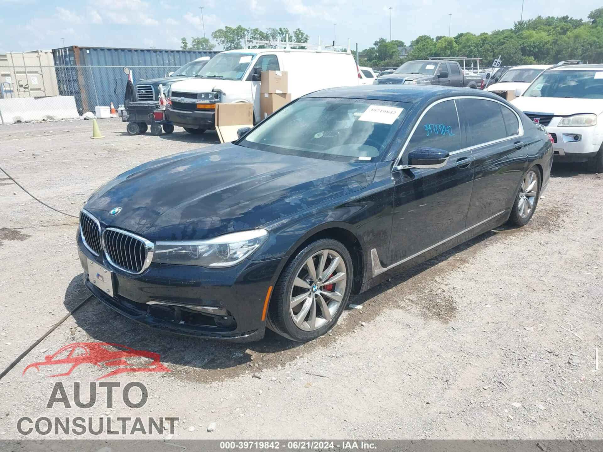 BMW 740I 2016 - WBA7E2C54GG547872