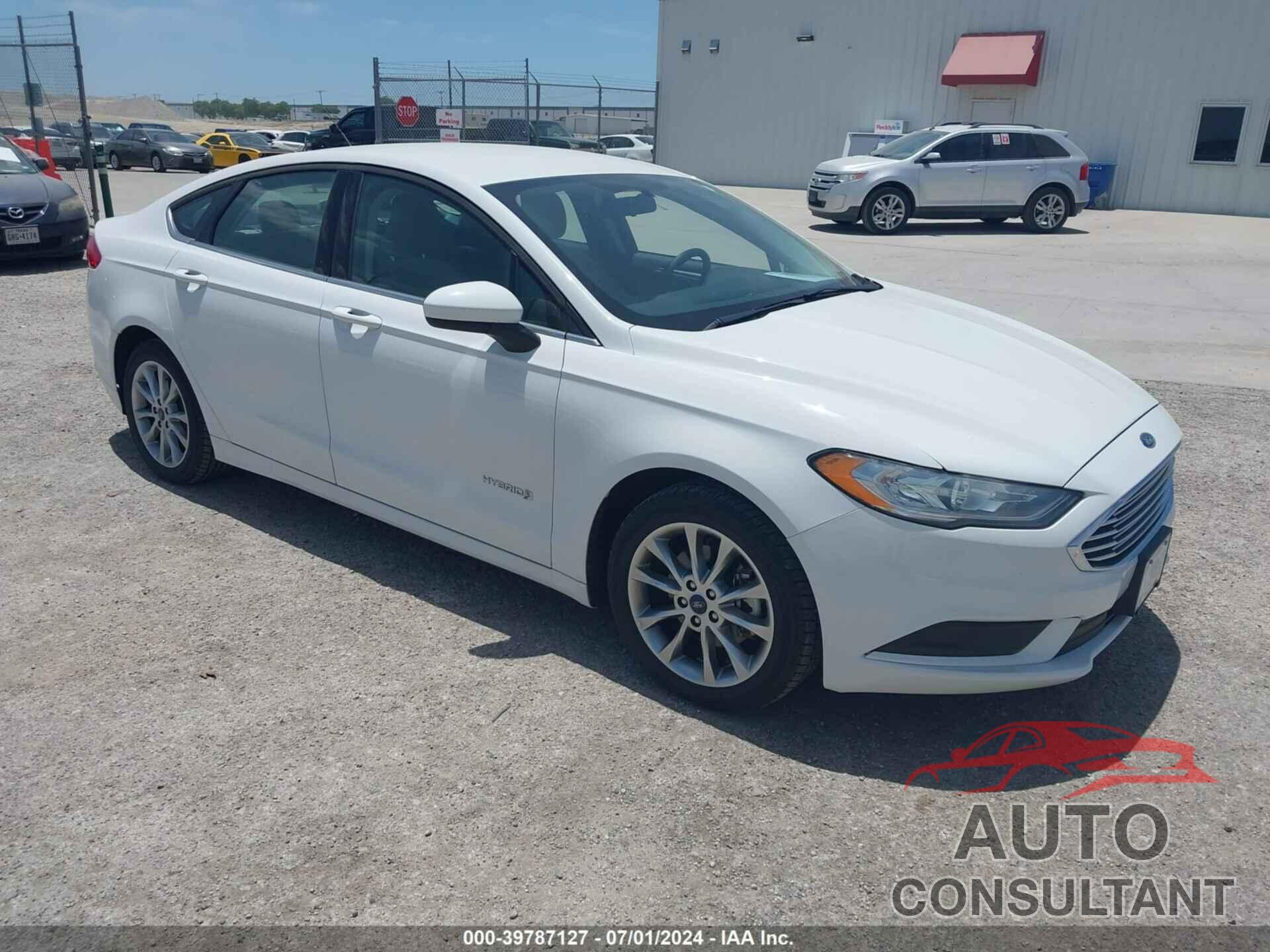 FORD FUSION HYBRID 2017 - 3FA6P0UU7HR360631