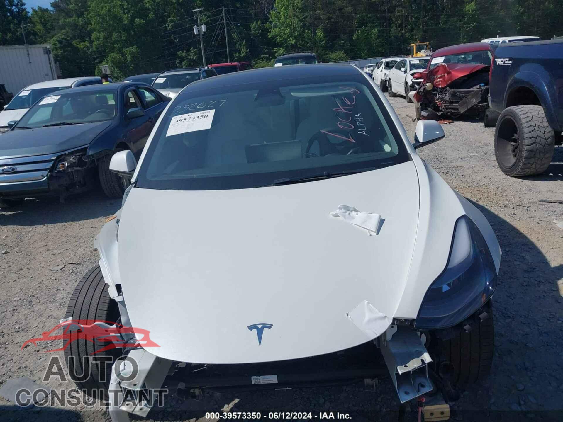 TESLA MODEL 3 2022 - 5YJ3E1EB2NF332027