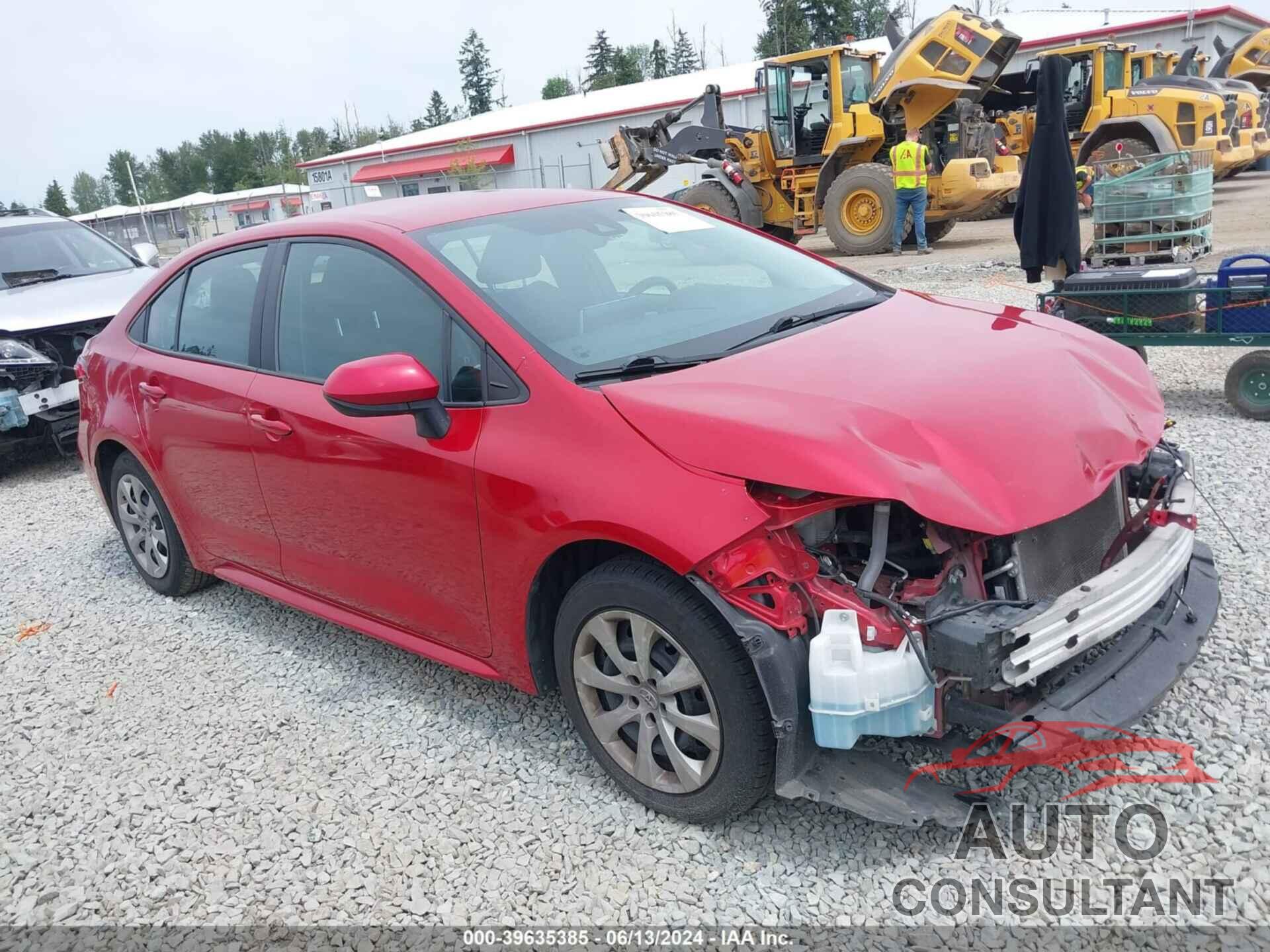 TOYOTA COROLLA 2020 - 5YFEPRAE6LP125661